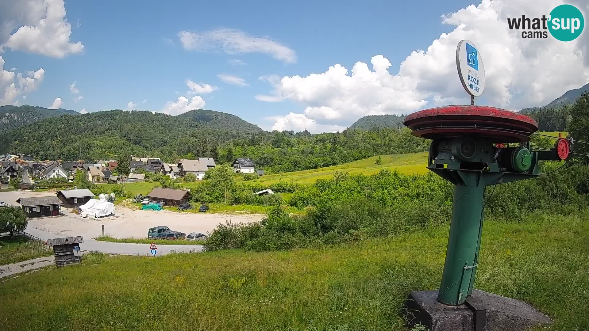 Webcam Kozji Hrbet – Live View from the Ski Station in Bohinjska Bistrica