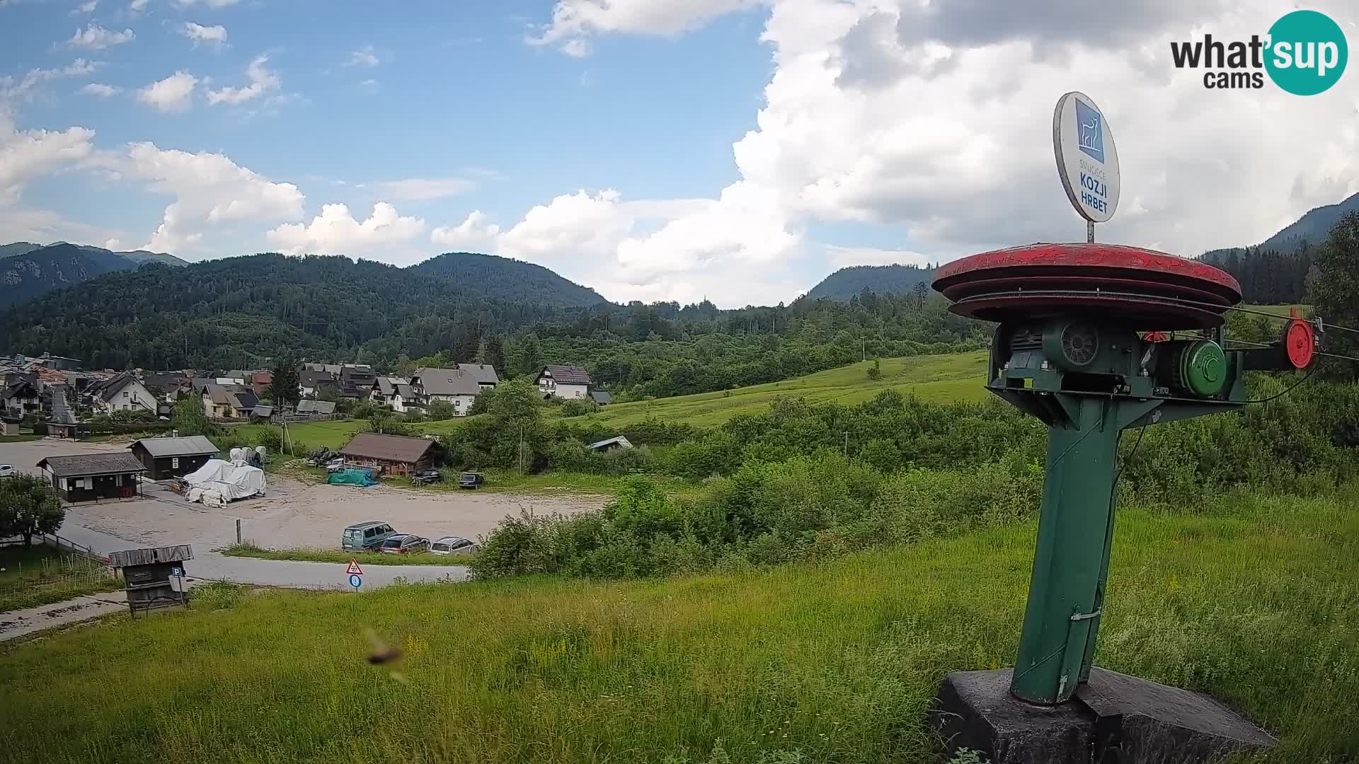 Webcam Kozji Hrbet – Vue en direct depuis la station de ski de Bohinjska Bistrica