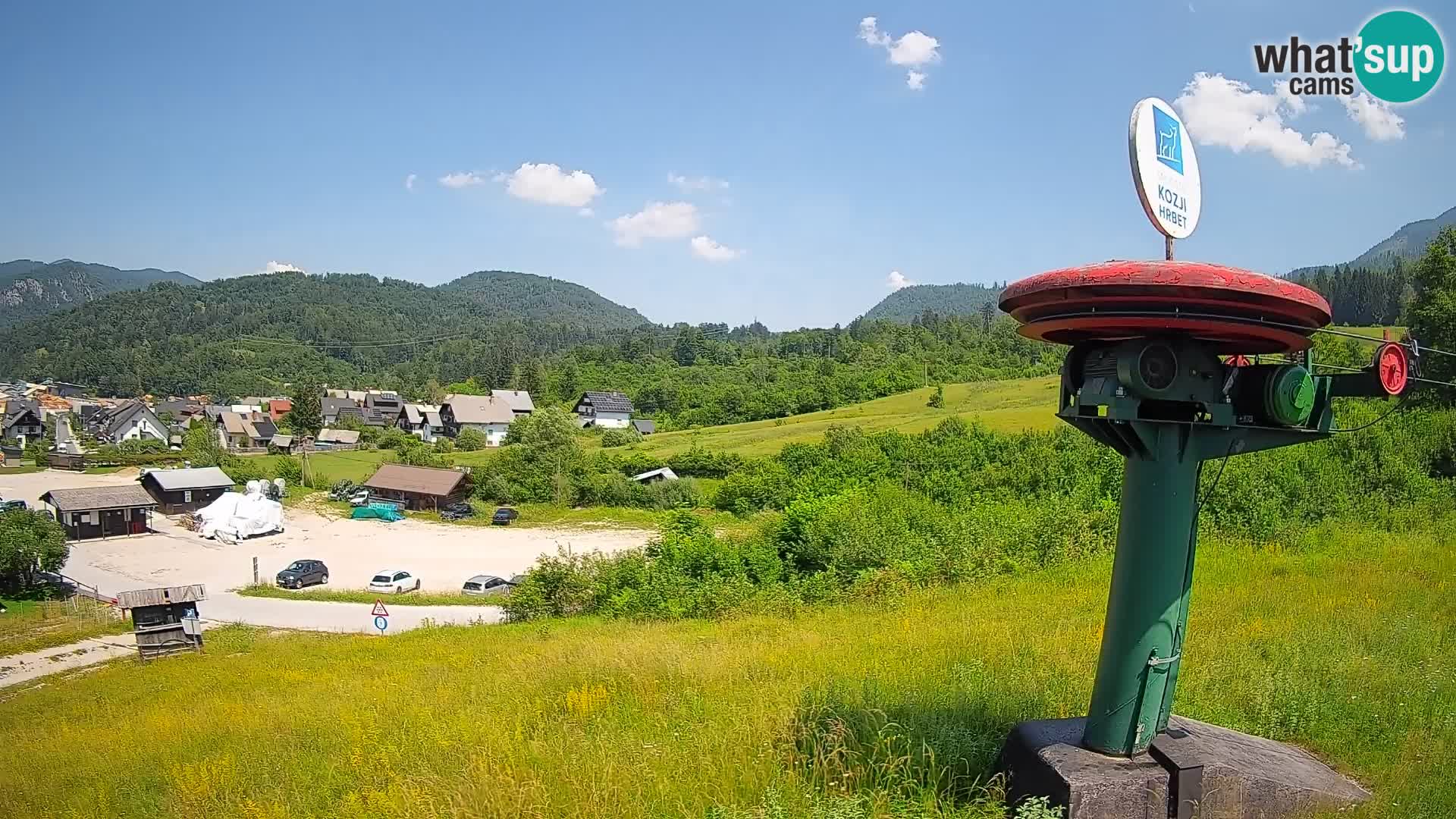 Webcam Kozji Hrbet – Live View from the Ski Station in Bohinjska Bistrica