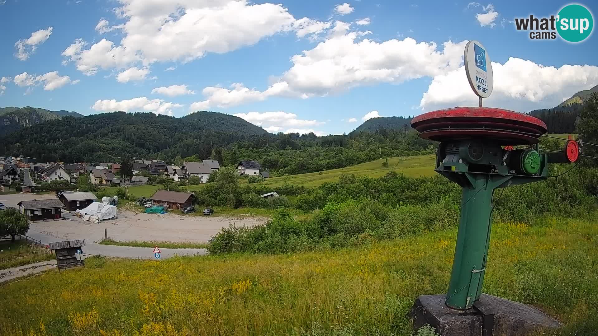 Cámara web Kozji Hrbet – Vista en vivo desde la estación de esquí de Bohinjska Bistrica
