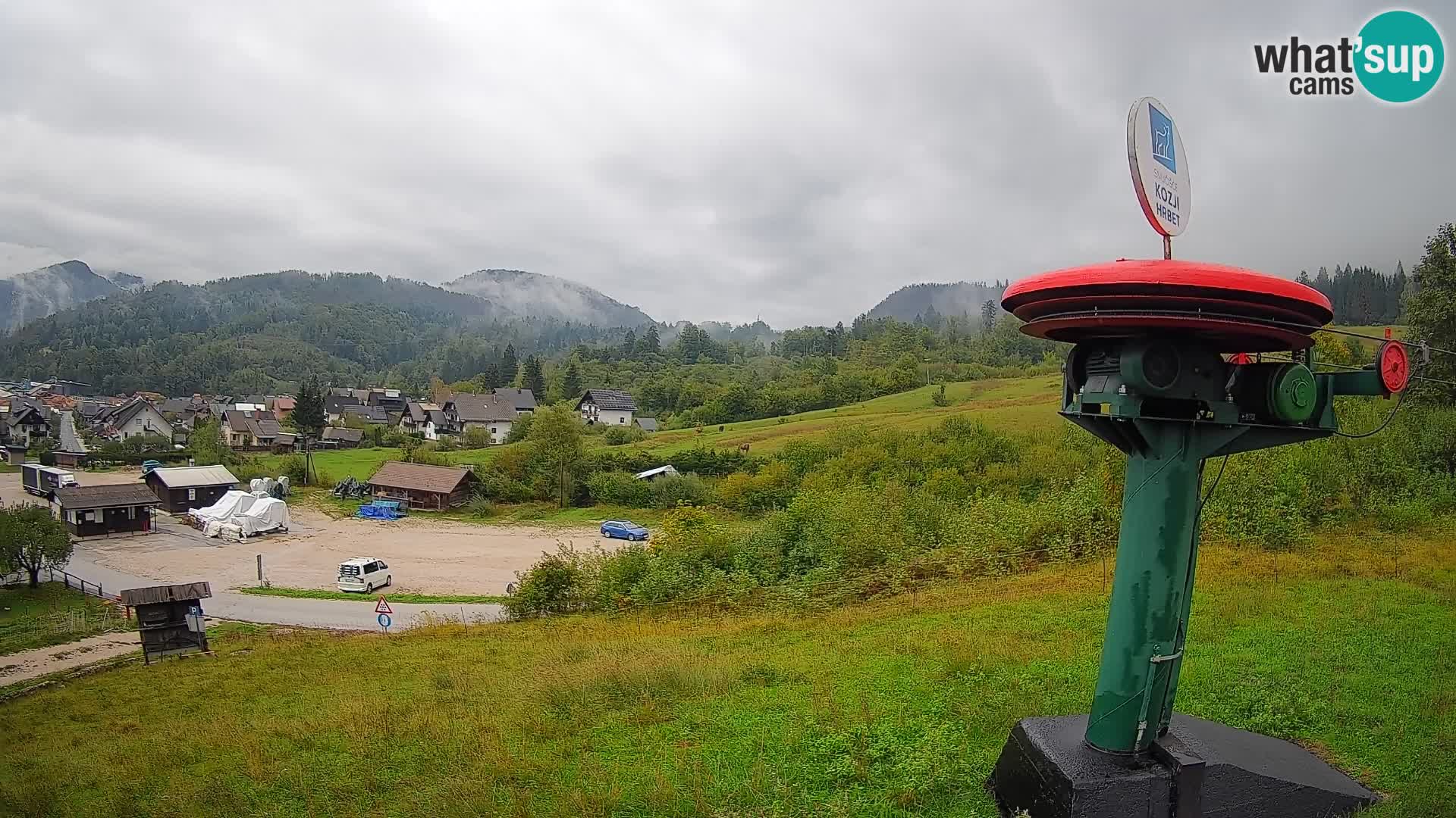 Cámara web Kozji Hrbet – Vista en vivo desde la estación de esquí de Bohinjska Bistrica
