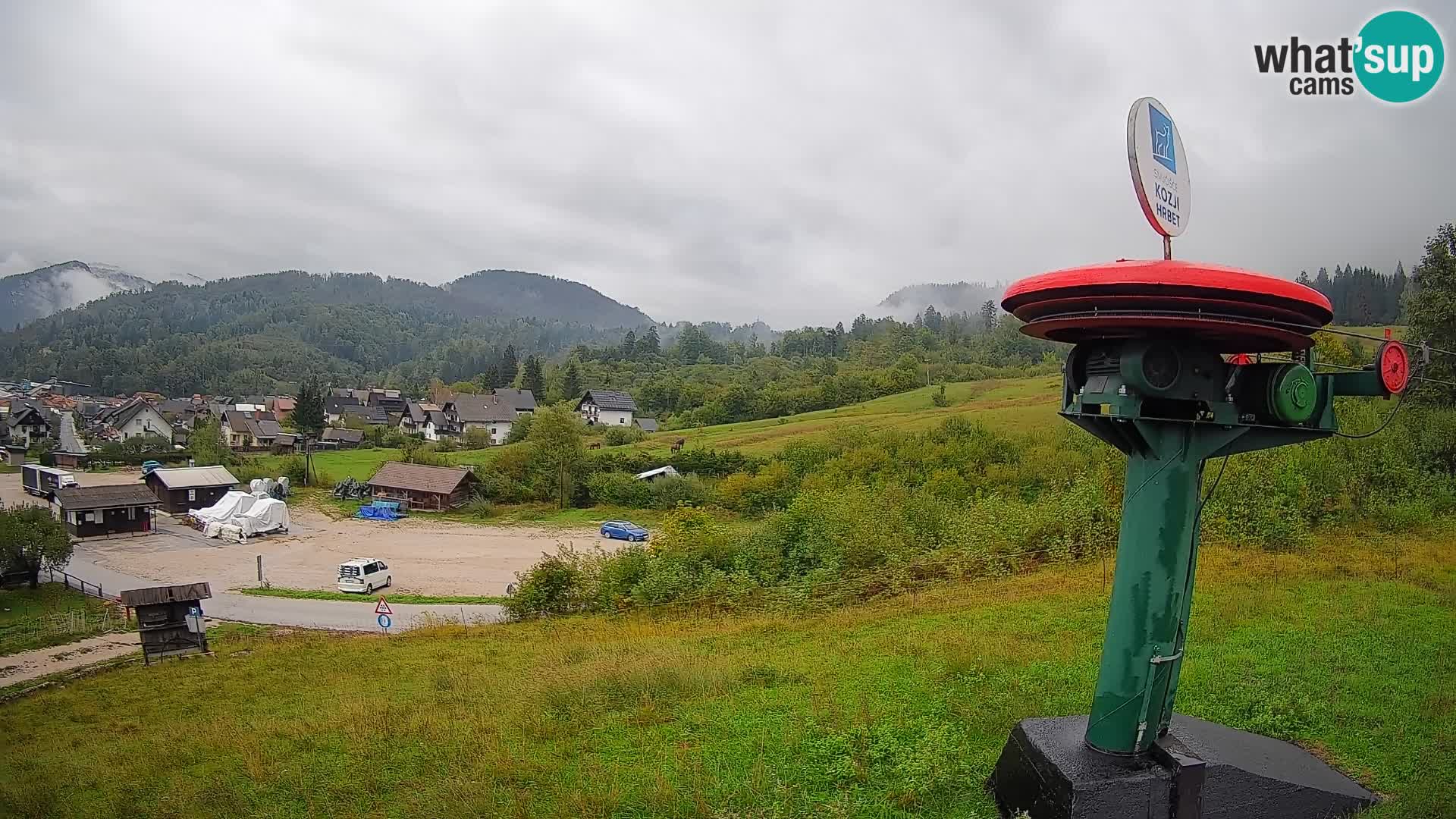 Webcam Kozji Hrbet – Vue en direct depuis la station de ski de Bohinjska Bistrica