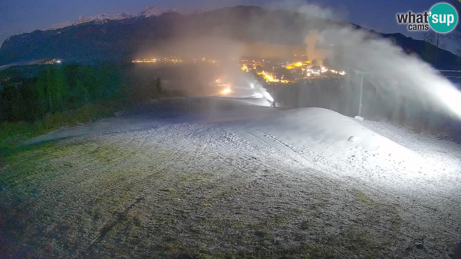 Spletna kamera Bohinjska Bistrica – Pogled v živo s smučišča Kozji Hrbet