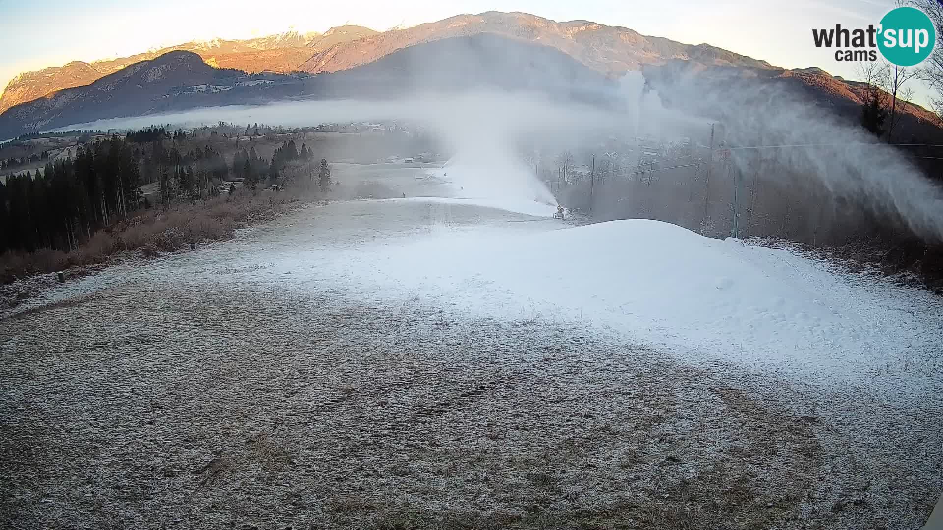 Webcam Bohinjska Bistrica – Live View from Kozji Hrbet Ski Station