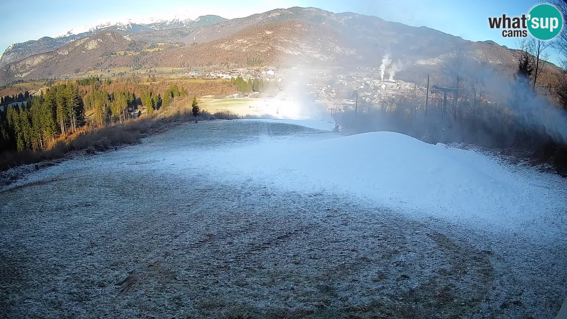 Webcam Bohinjska Bistrica – Live View from Kozji Hrbet Ski Station