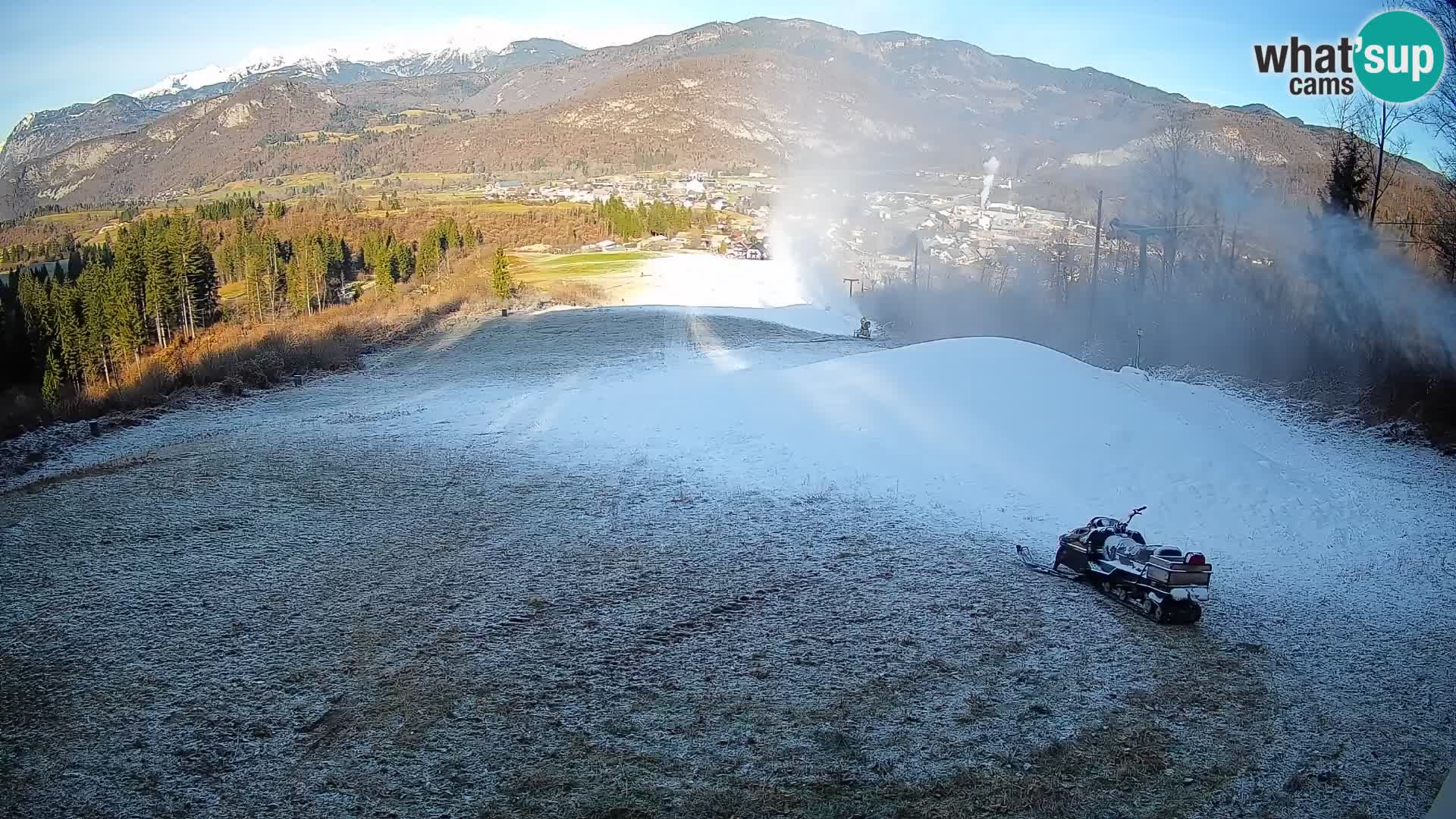 Webcam Bohinjska Bistrica – Live View from Kozji Hrbet Ski Station