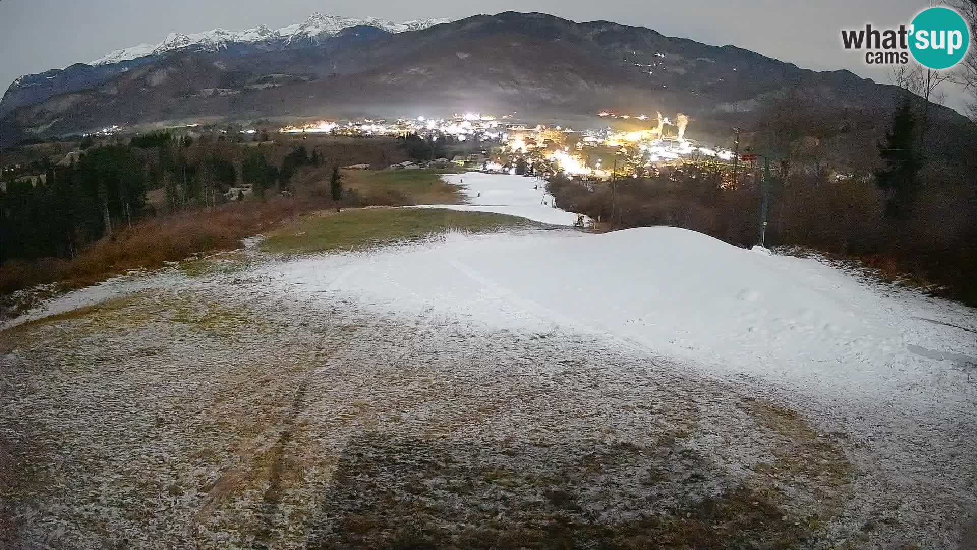 Spletna kamera Bohinjska Bistrica – Pogled v živo s smučišča Kozji Hrbet