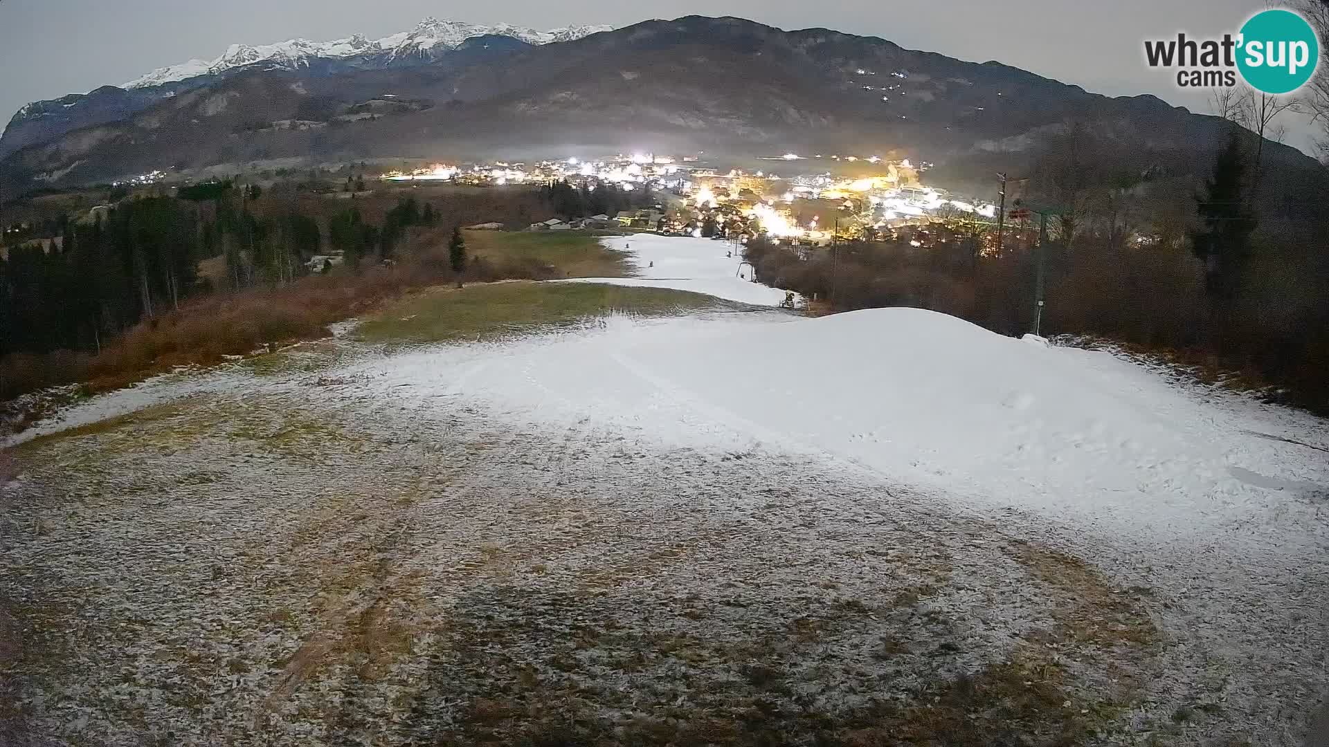 Kamera uživo Bohinjska Bistrica – Pogled u stvarnom vremenu sa skijališta Kozji Hrbet