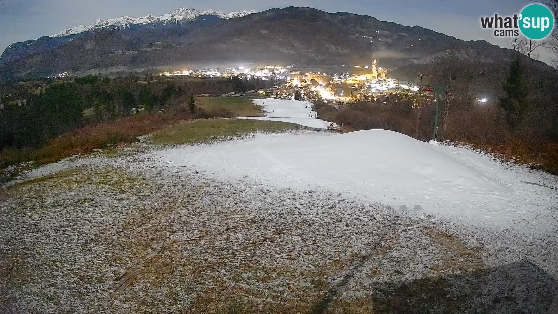Kamera uživo Bohinjska Bistrica – Pogled u stvarnom vremenu sa skijališta Kozji Hrbet