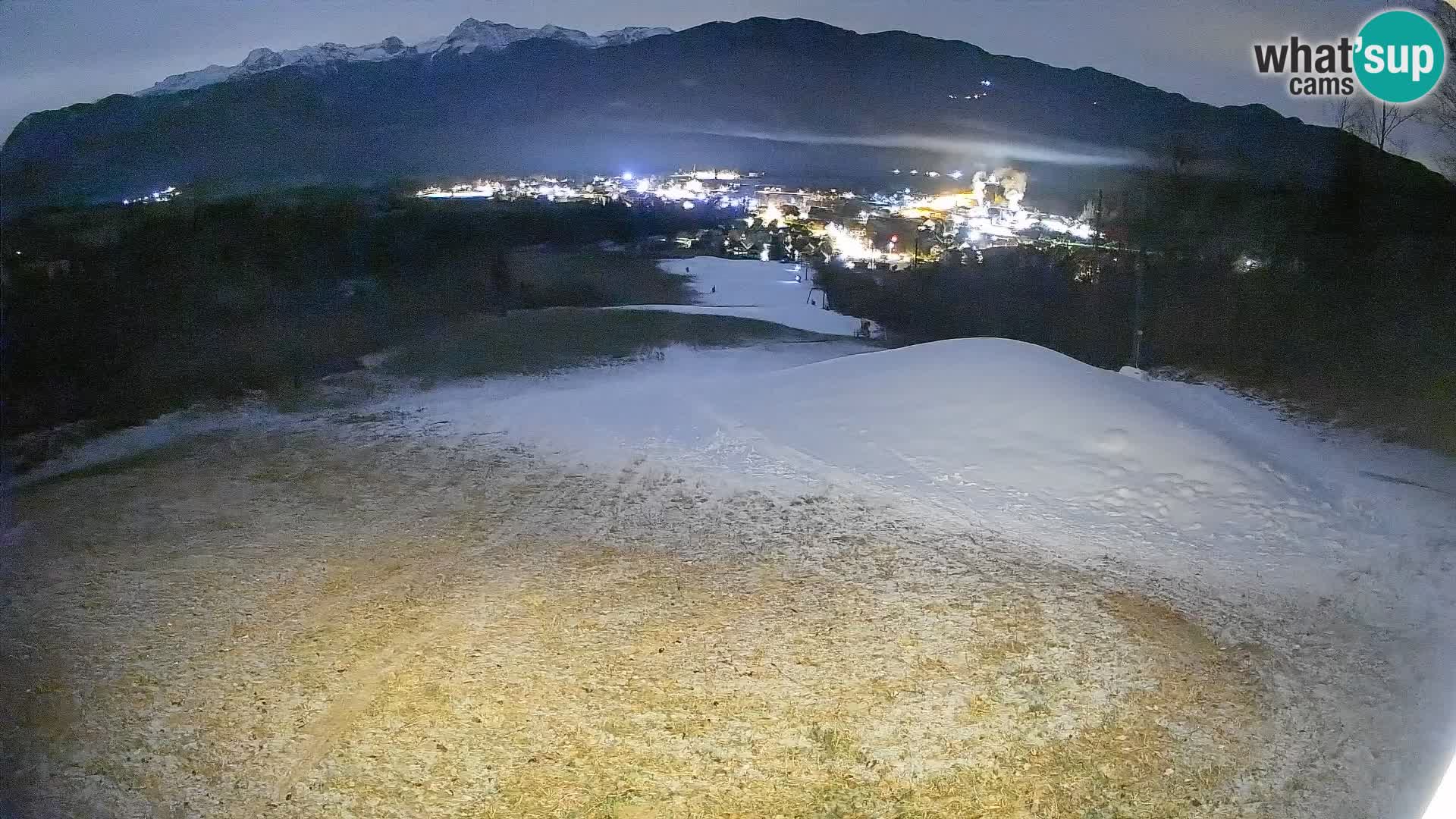 Kamera uživo Bohinjska Bistrica – Pogled u stvarnom vremenu sa skijališta Kozji Hrbet
