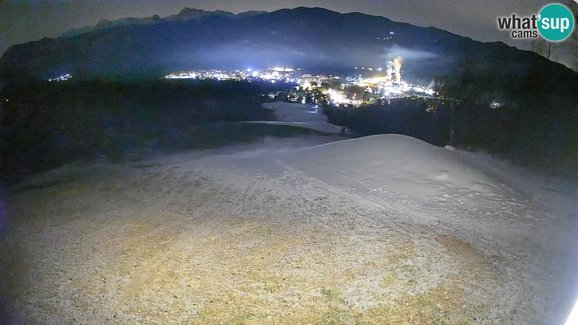 Kamera uživo Bohinjska Bistrica – Pogled u stvarnom vremenu sa skijališta Kozji Hrbet