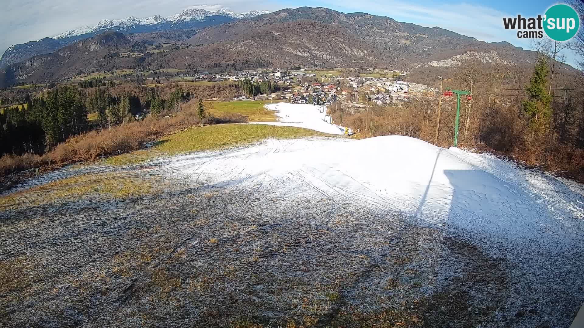 Spletna kamera Bohinjska Bistrica – Pogled v živo s smučišča Kozji Hrbet