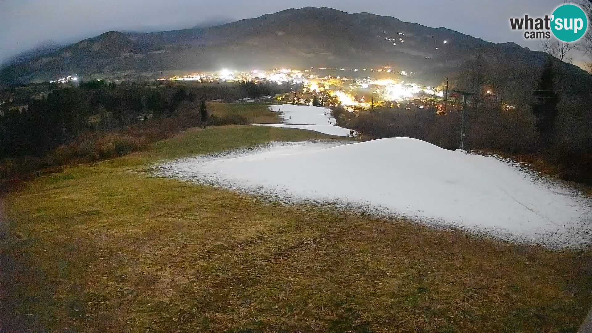 Spletna kamera Bohinjska Bistrica – Pogled v živo s smučišča Kozji Hrbet