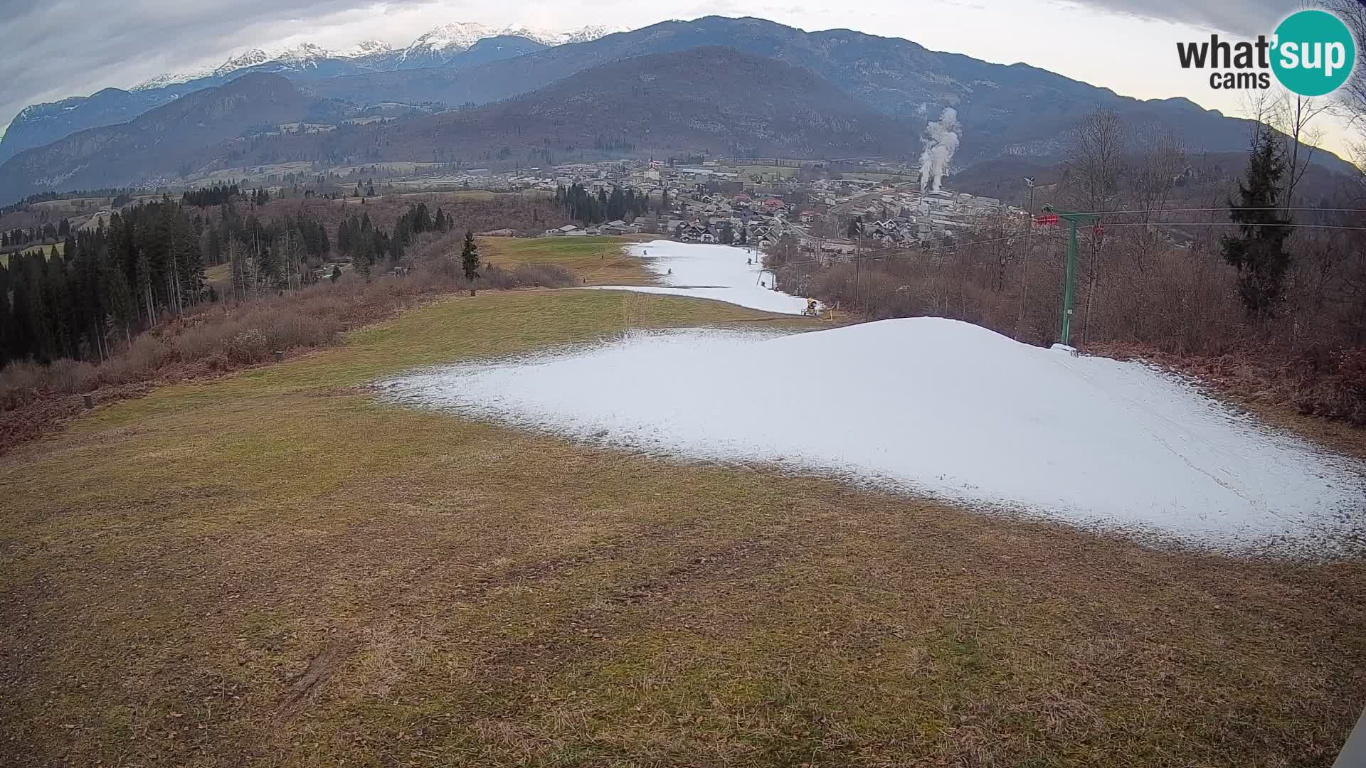 Webcam Bohinjska Bistrica – Live View from Kozji Hrbet Ski Station