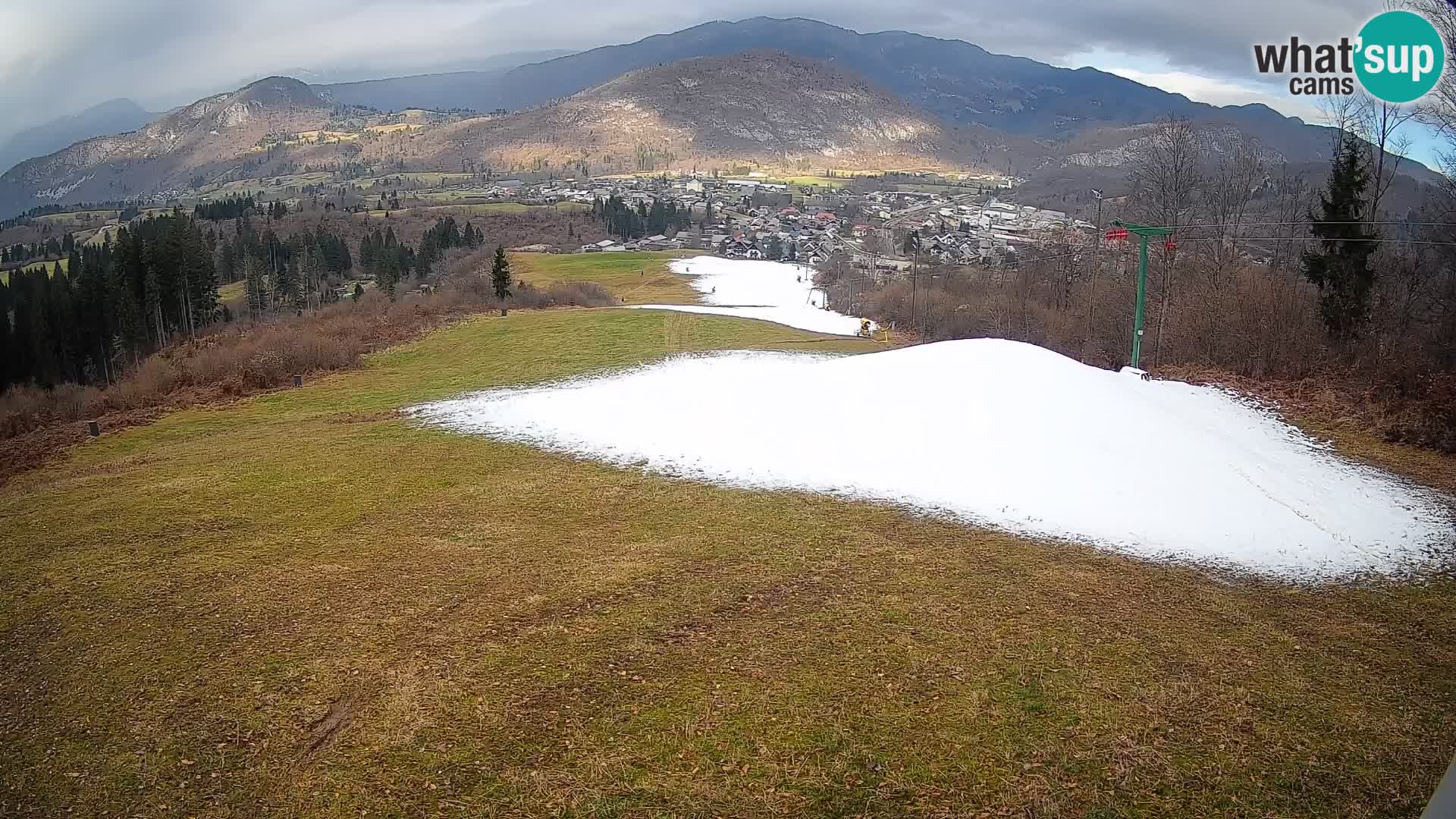Webcam Bohinjska Bistrica – Live View from Kozji Hrbet Ski Station