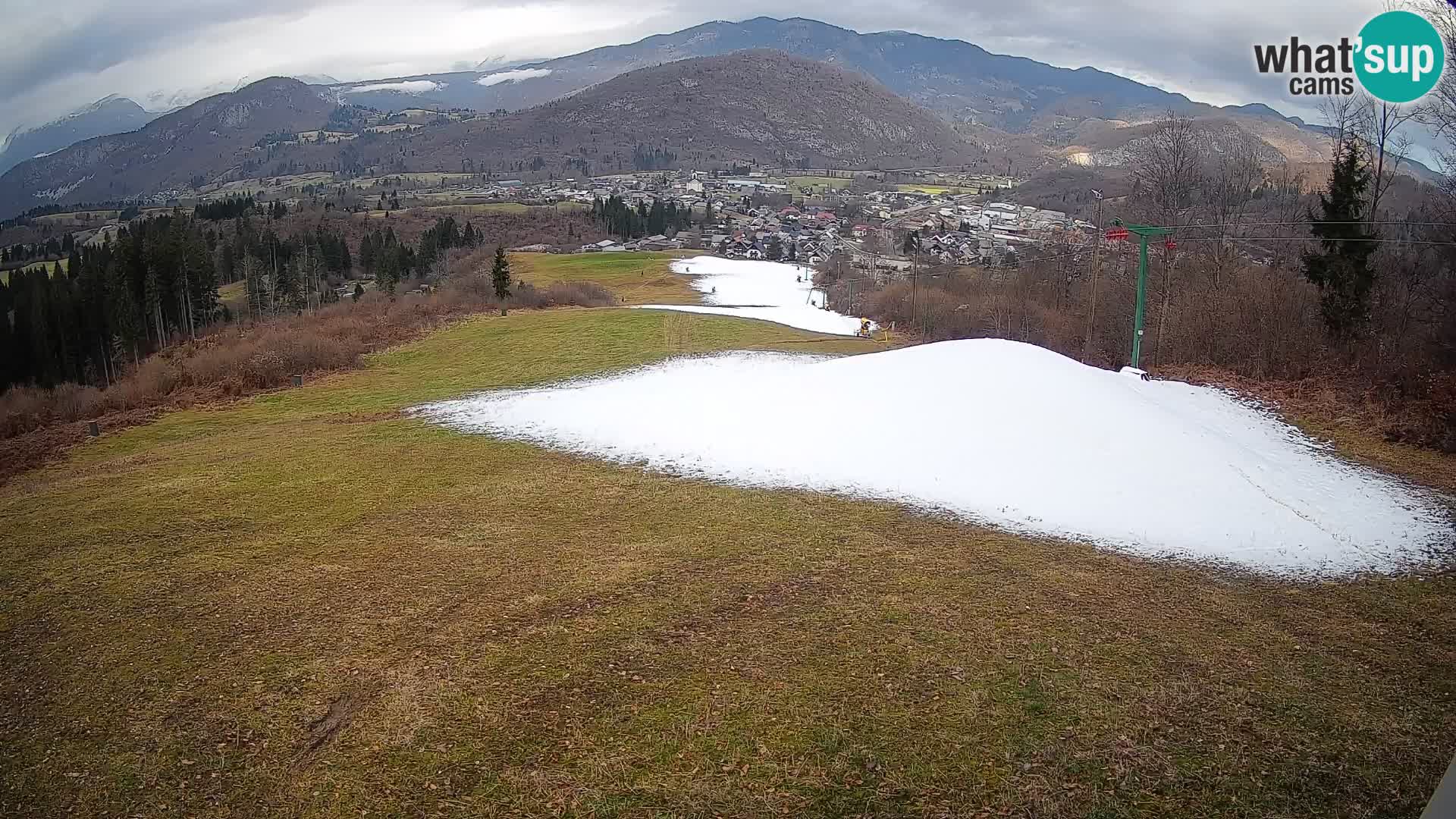 Webcam Bohinjska Bistrica – Vue en direct depuis la station de ski Kozji Hrbet