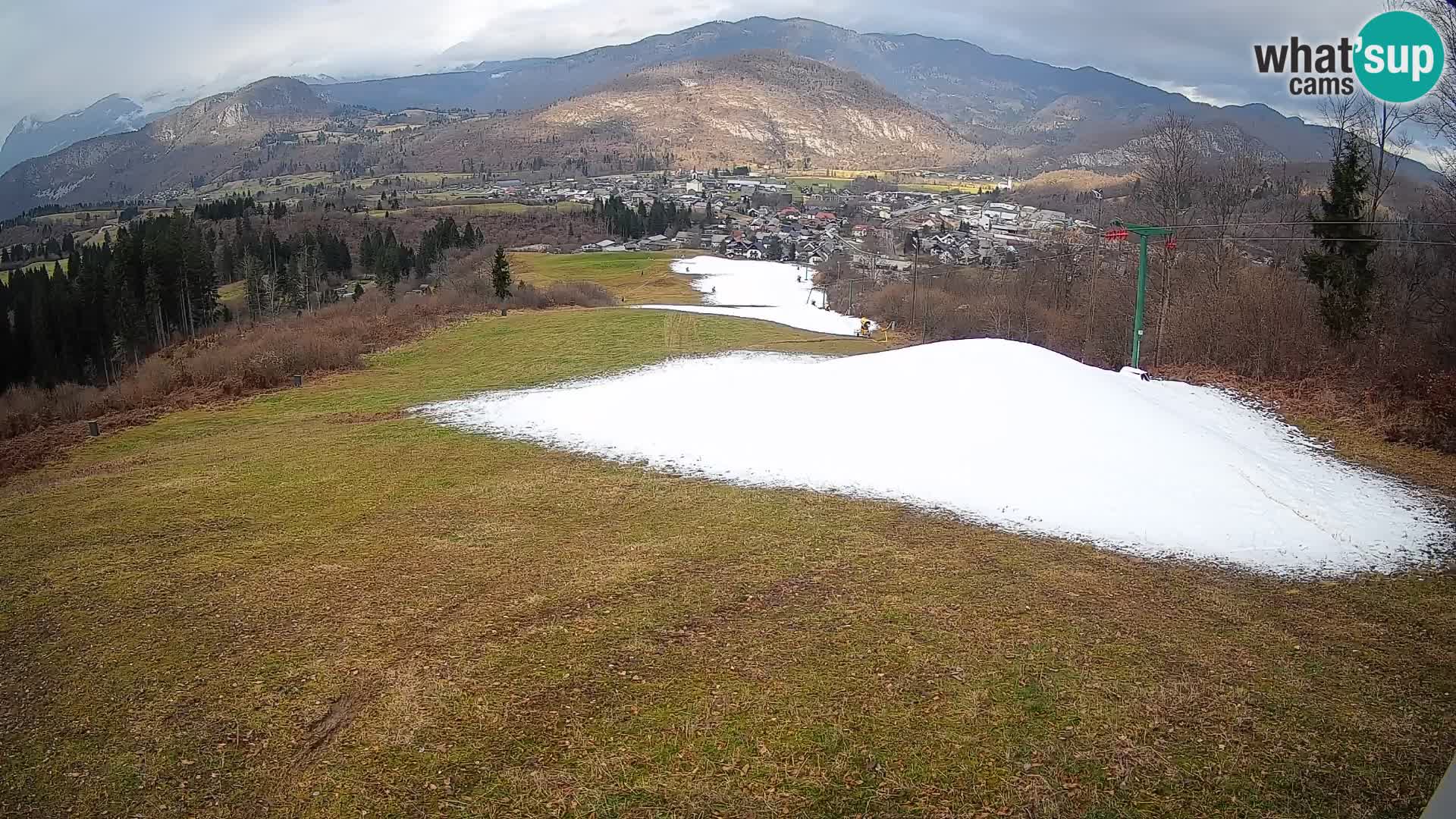 Webcam Bohinjska Bistrica – Live View from Kozji Hrbet Ski Station