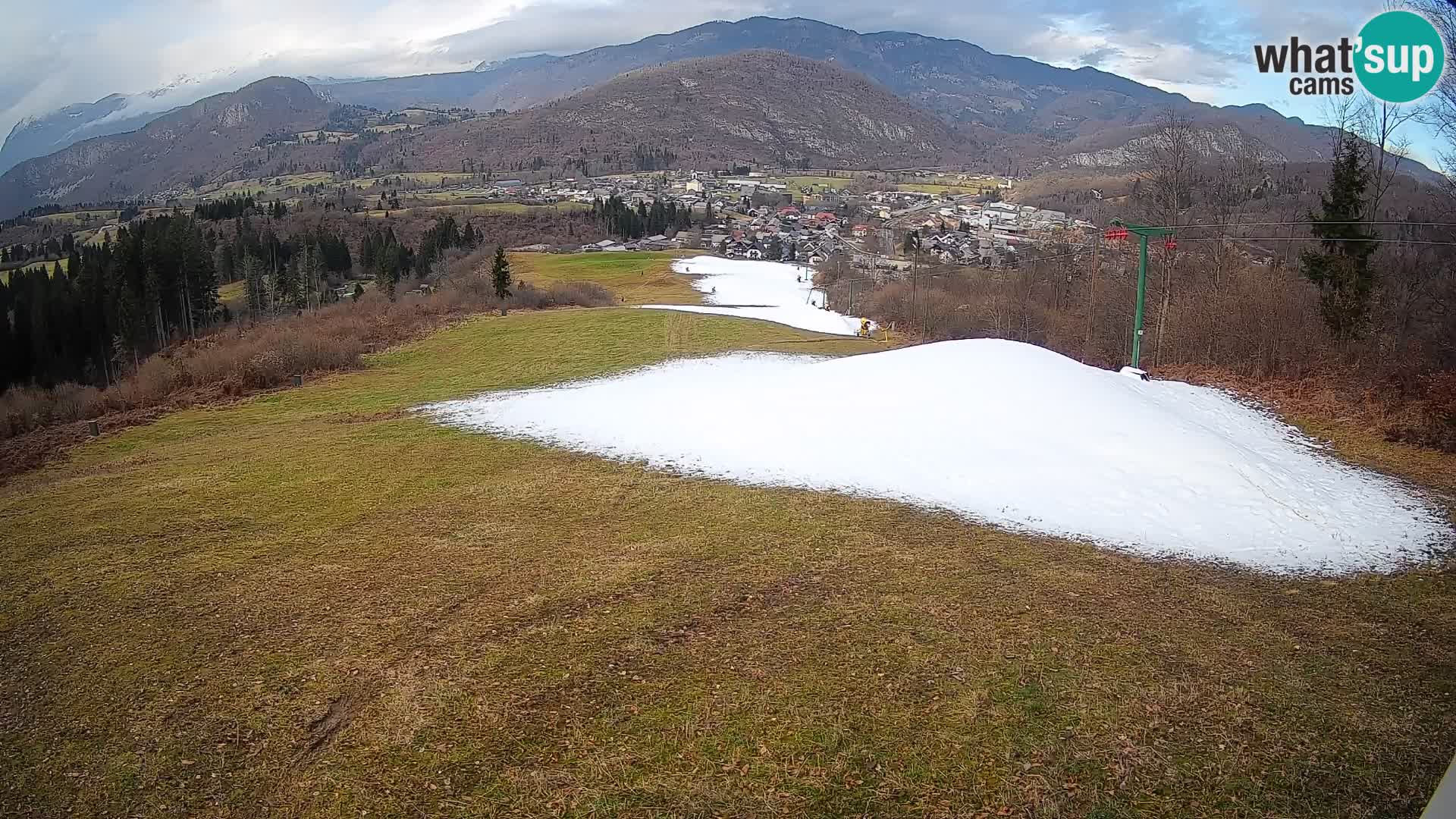 Spletna kamera Bohinjska Bistrica – Pogled v živo s smučišča Kozji Hrbet