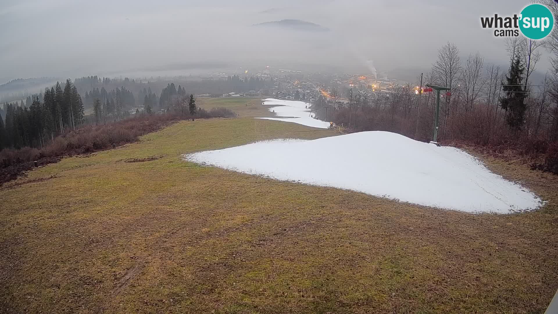 Spletna kamera Bohinjska Bistrica – Pogled v živo s smučišča Kozji Hrbet