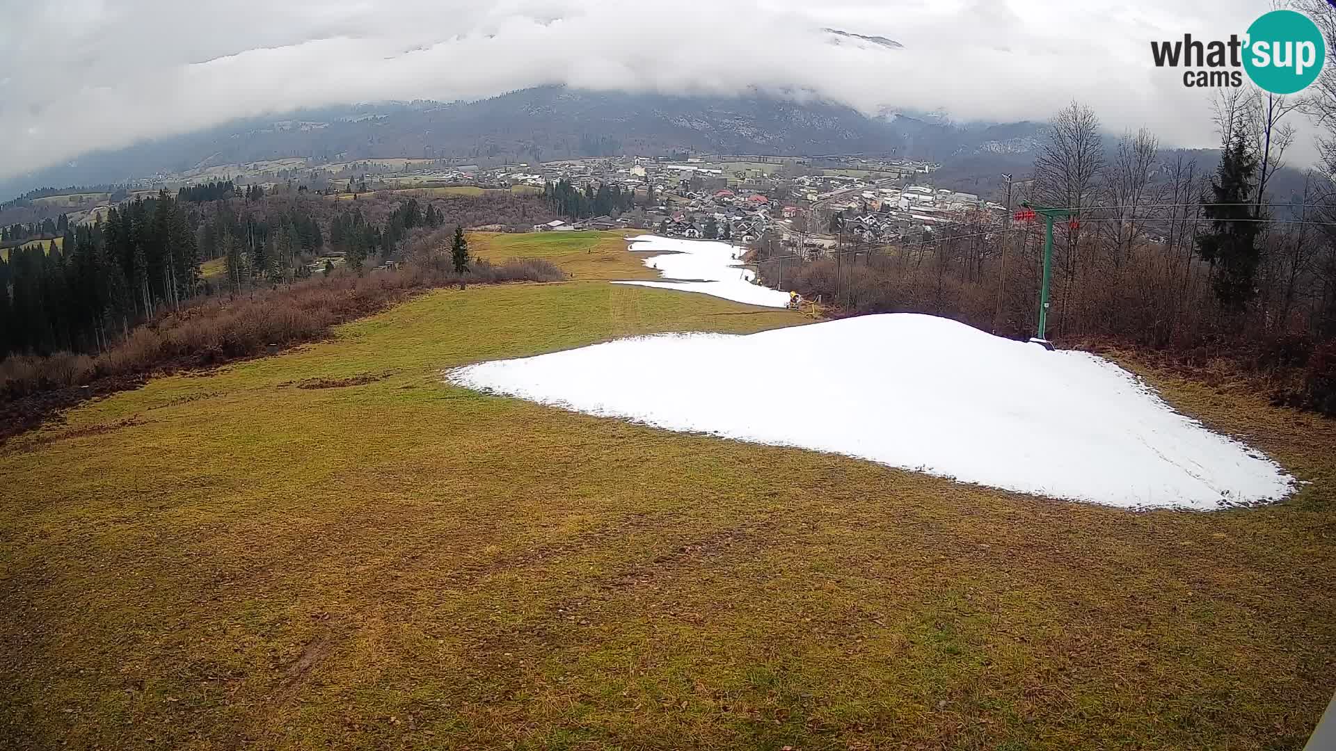 Spletna kamera Bohinjska Bistrica – Pogled v živo s smučišča Kozji Hrbet