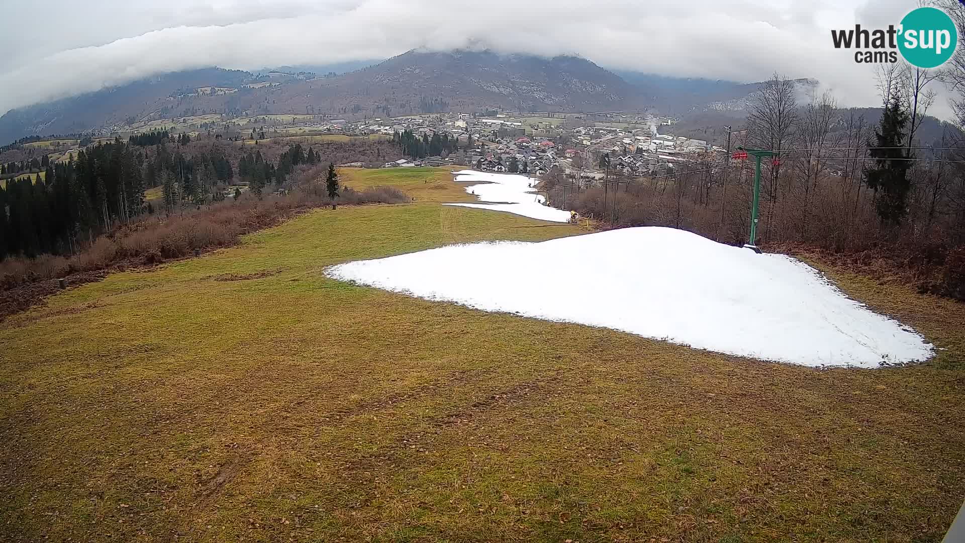 Spletna kamera Bohinjska Bistrica – Pogled v živo s smučišča Kozji Hrbet