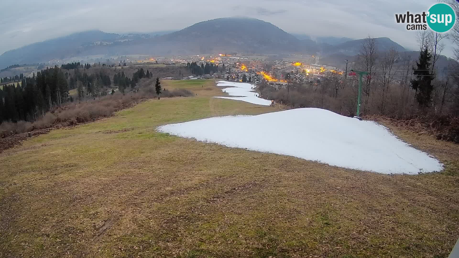 Spletna kamera Bohinjska Bistrica – Pogled v živo s smučišča Kozji Hrbet