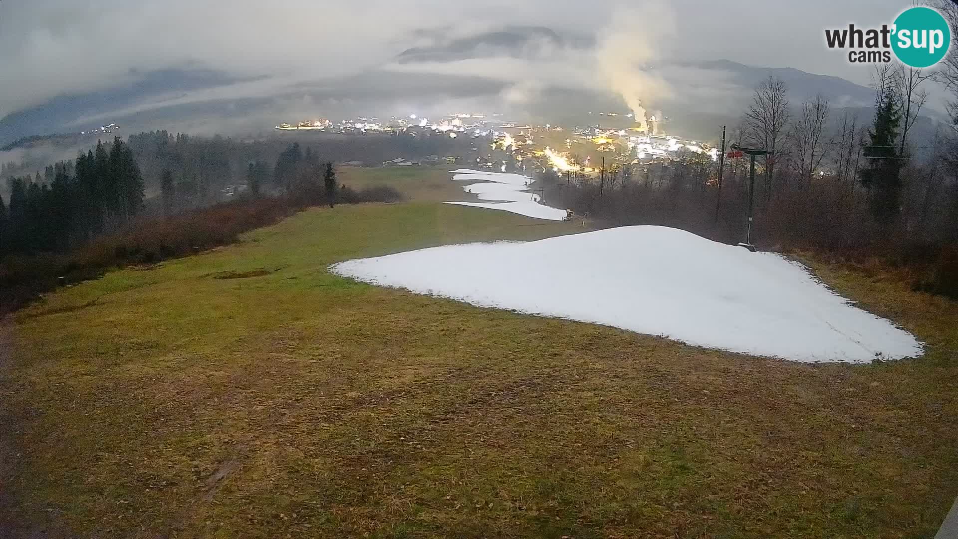 Spletna kamera Bohinjska Bistrica – Pogled v živo s smučišča Kozji Hrbet