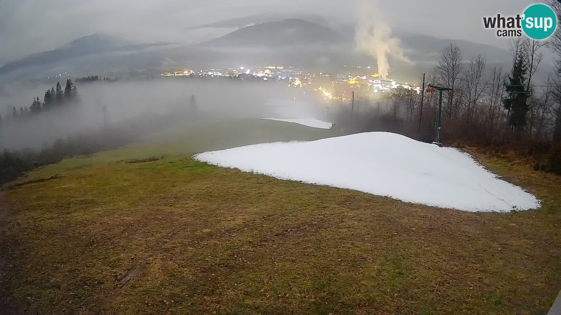 Spletna kamera Bohinjska Bistrica – Pogled v živo s smučišča Kozji Hrbet