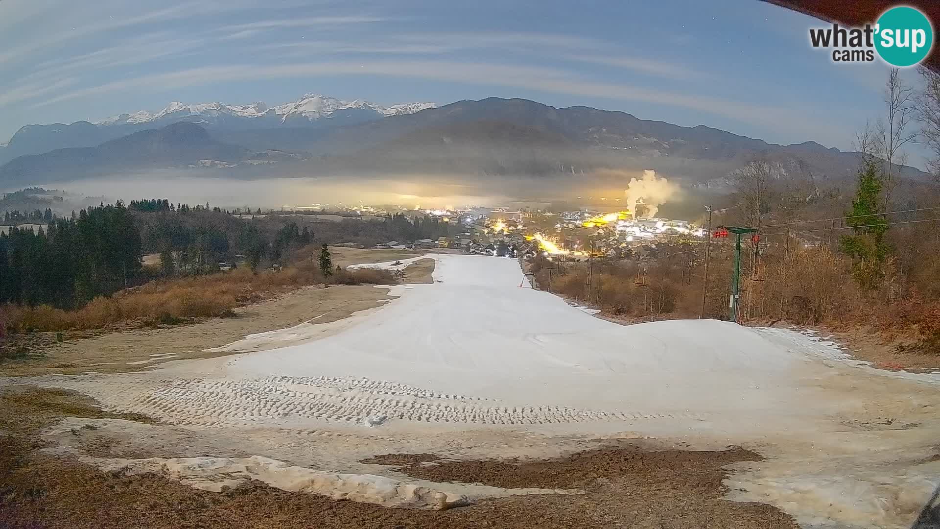 Webcam Bohinjska Bistrica – Vue en direct depuis la station de ski Kozji Hrbet
