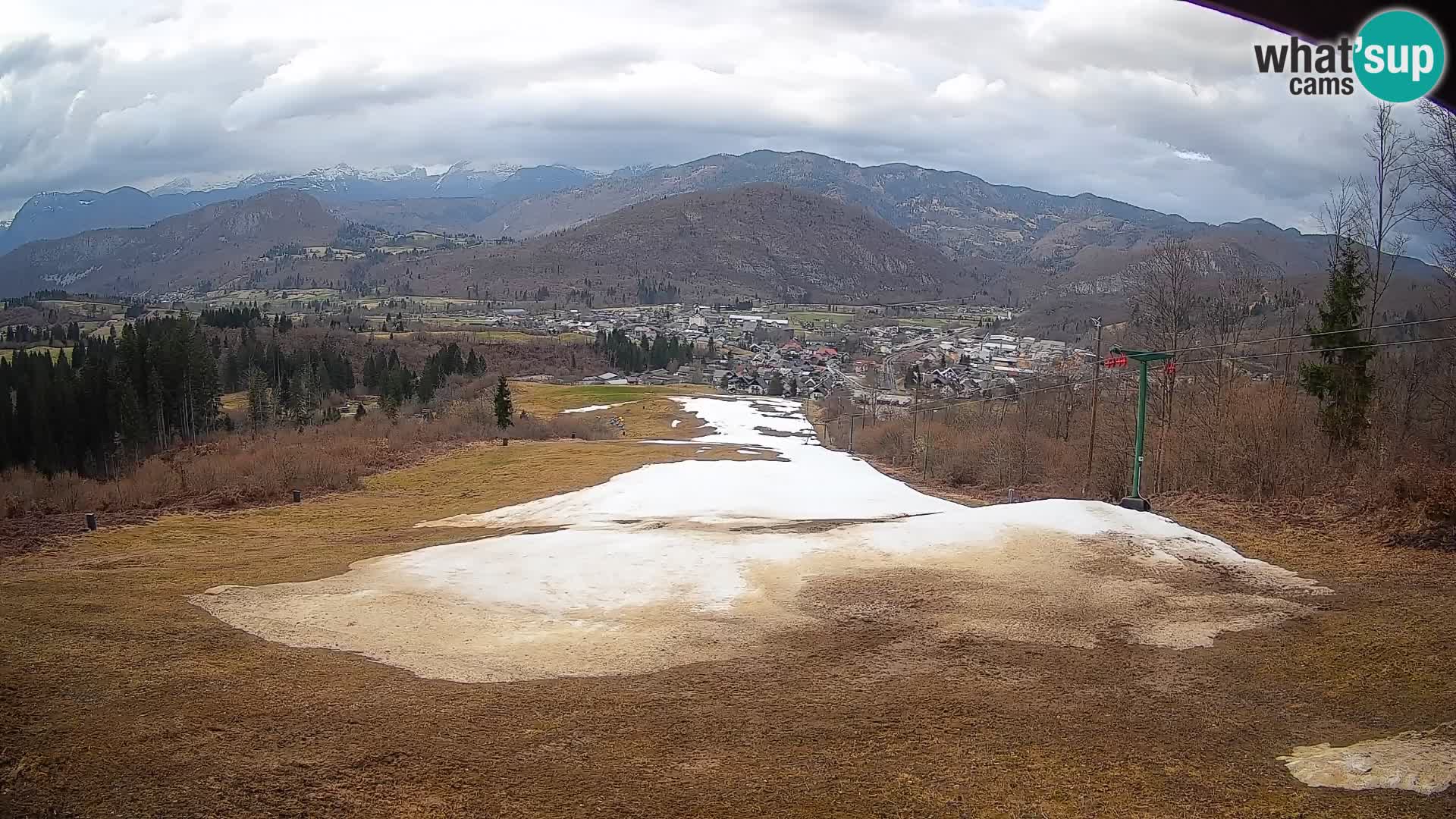 Spletna kamera Bohinjska Bistrica – Pogled v živo s smučišča Kozji Hrbet