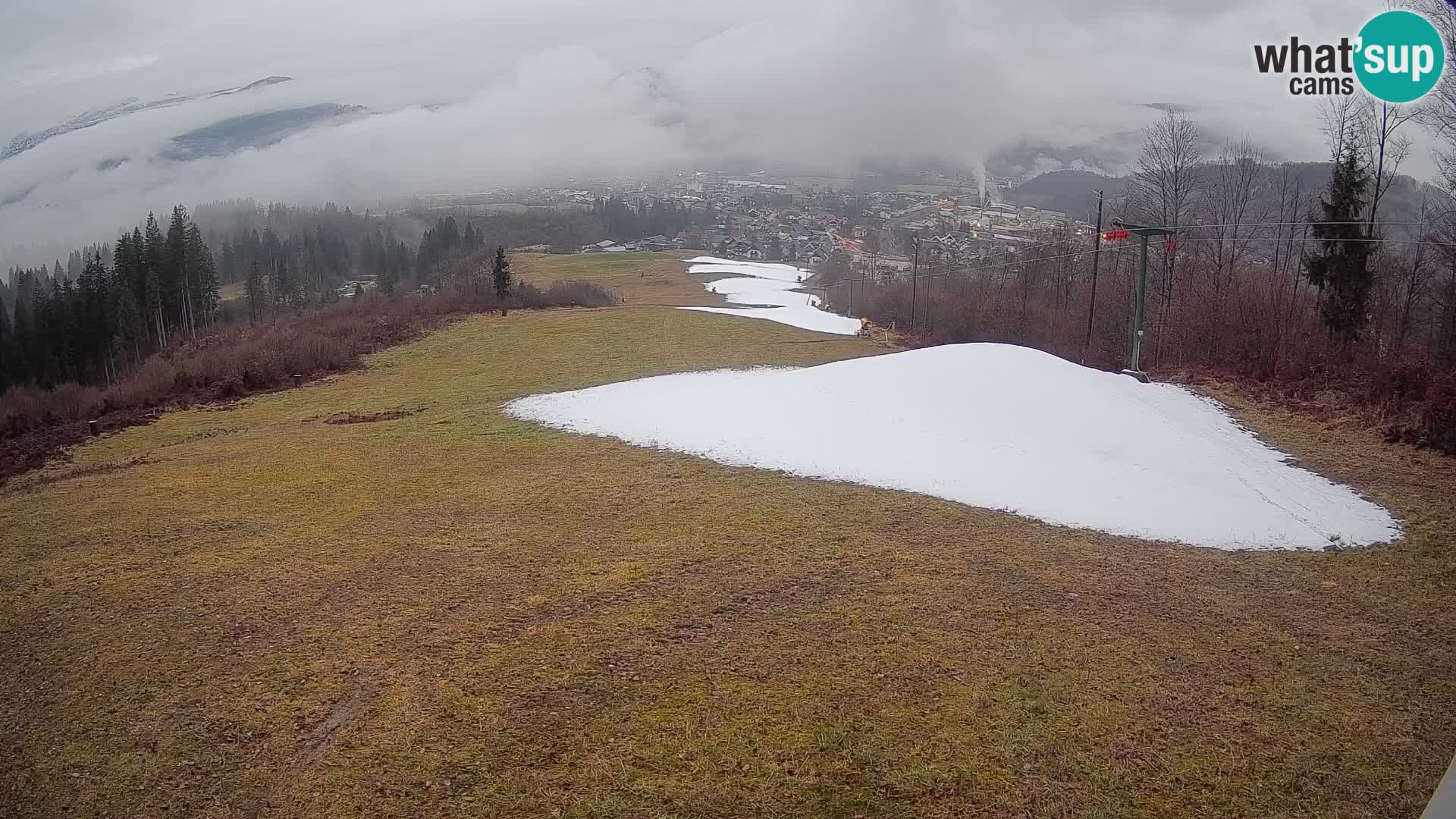 Webcam Bohinjska Bistrica – Vue en direct depuis la station de ski Kozji Hrbet