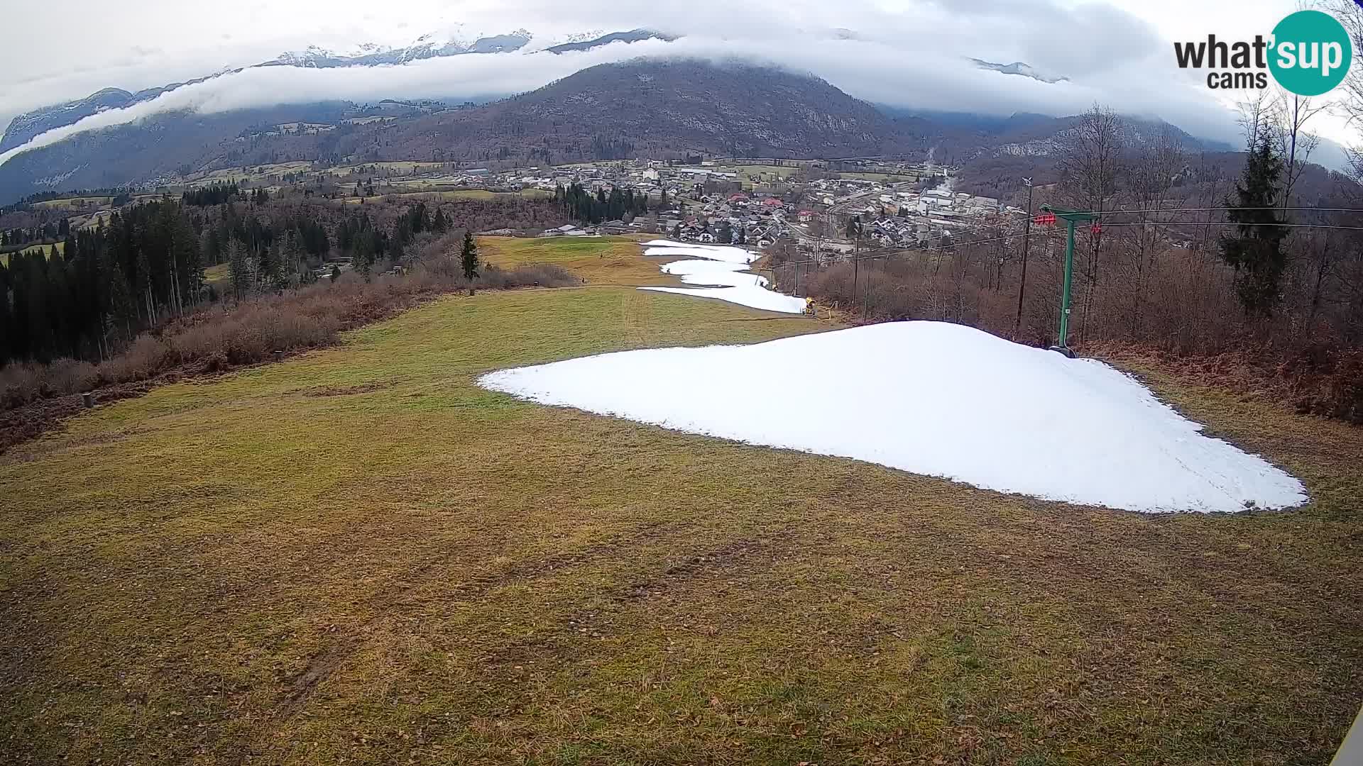 Webcam Bohinjska Bistrica – Live View from Kozji Hrbet Ski Station
