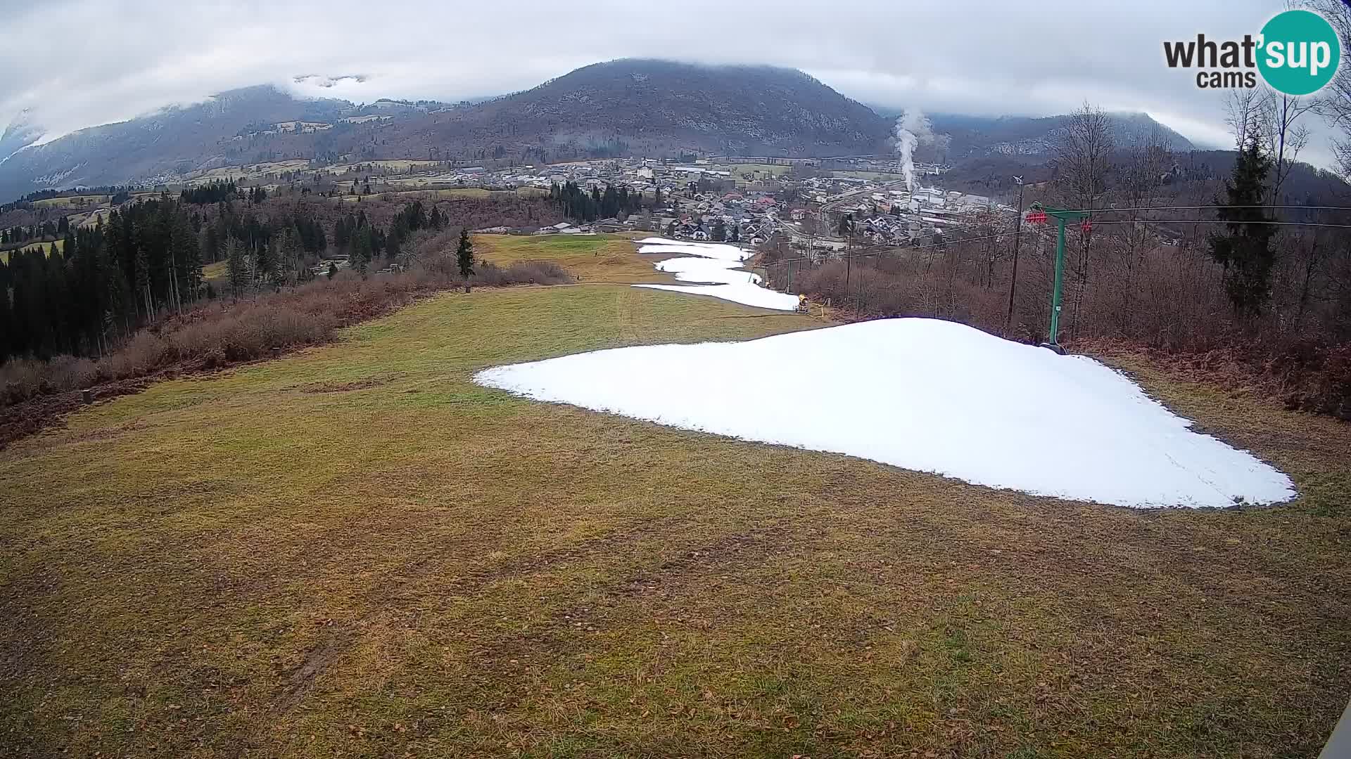 Spletna kamera Bohinjska Bistrica – Pogled v živo s smučišča Kozji Hrbet