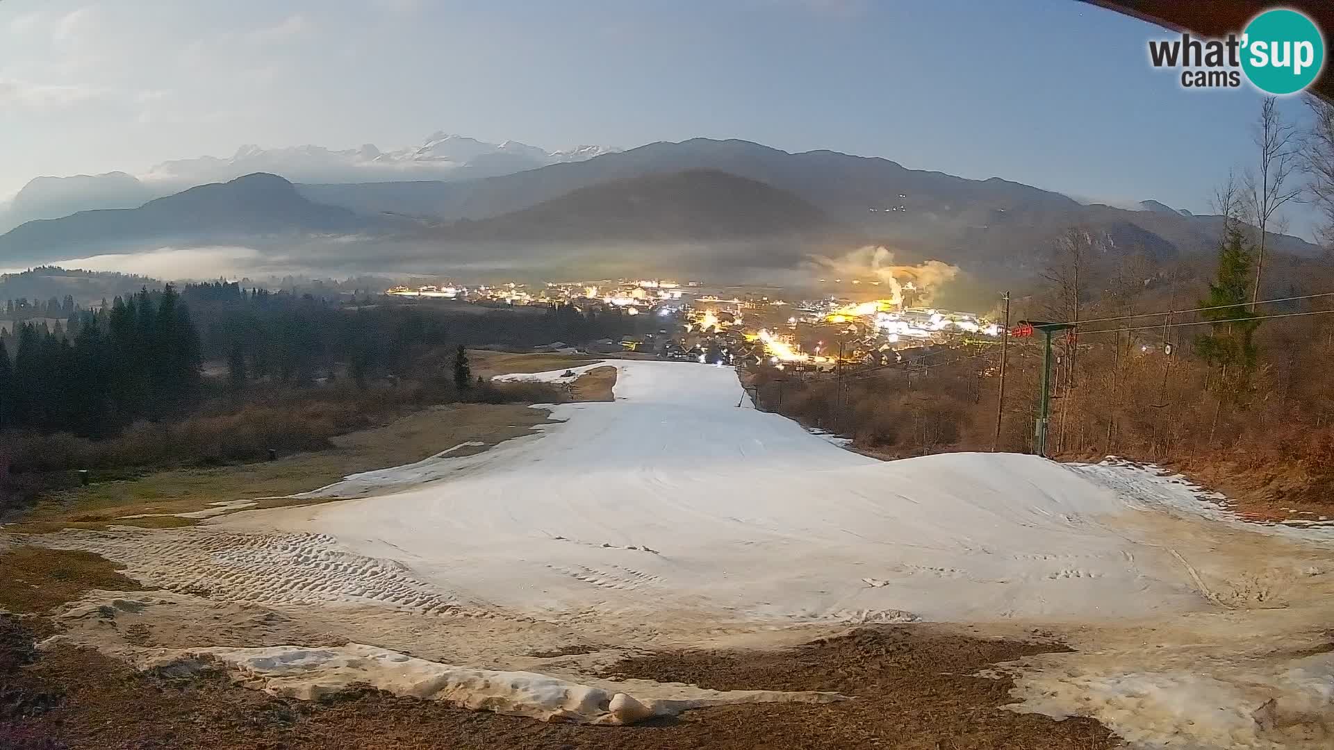 Webcam Bohinjska Bistrica – Live View from Kozji Hrbet Ski Station