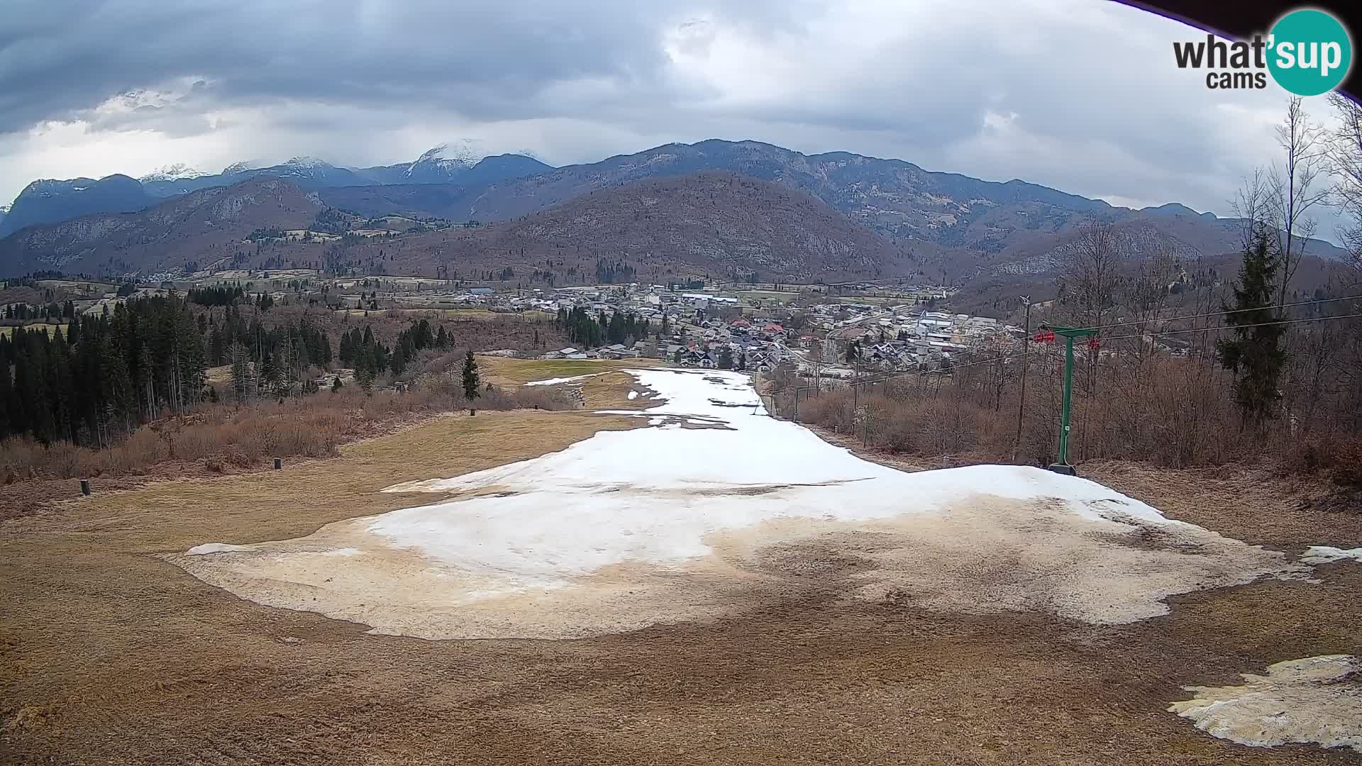 Kamera uživo Bohinjska Bistrica – Pogled u stvarnom vremenu sa skijališta Kozji Hrbet