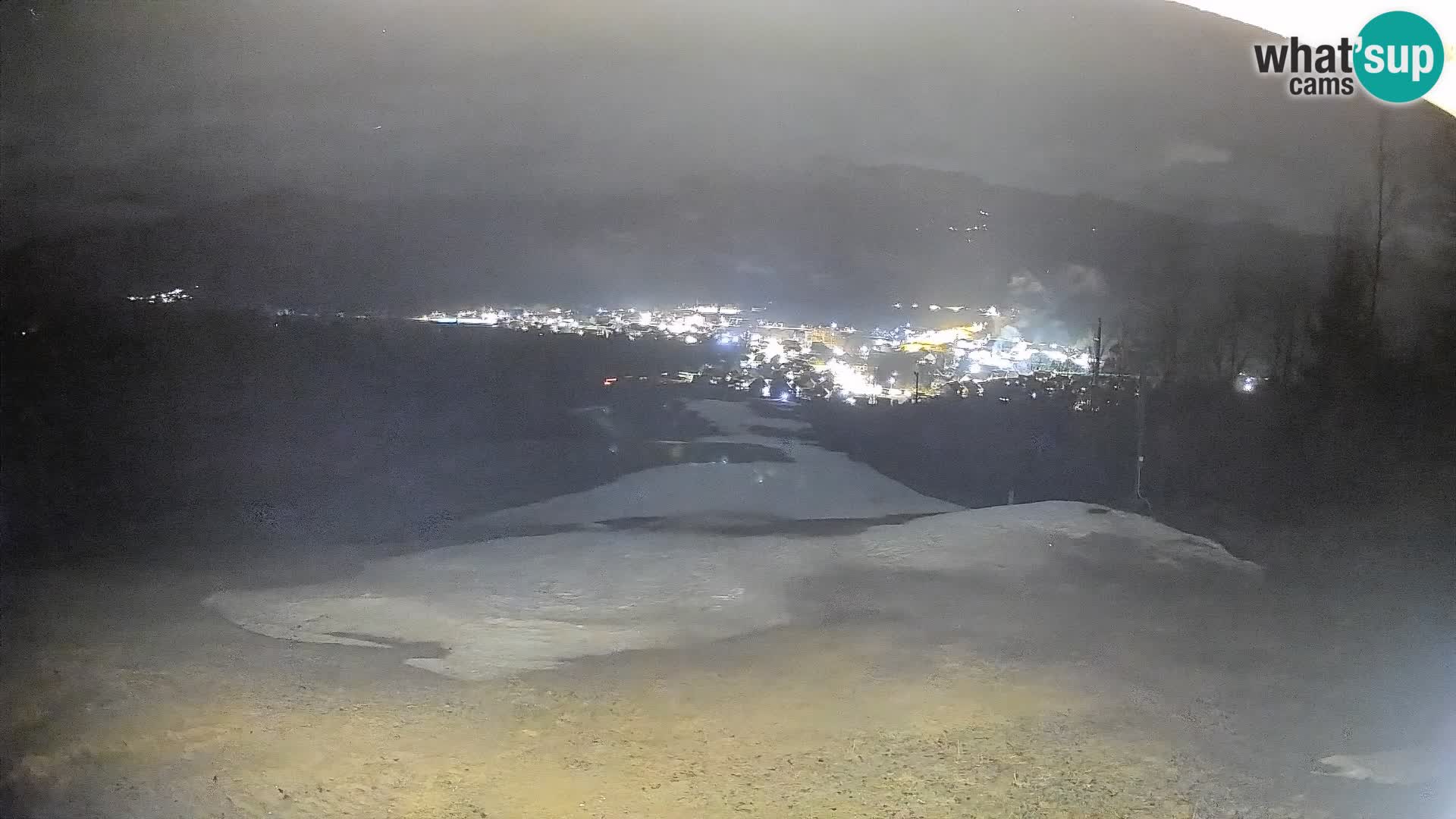 Kamera uživo Bohinjska Bistrica – Pogled u stvarnom vremenu sa skijališta Kozji Hrbet