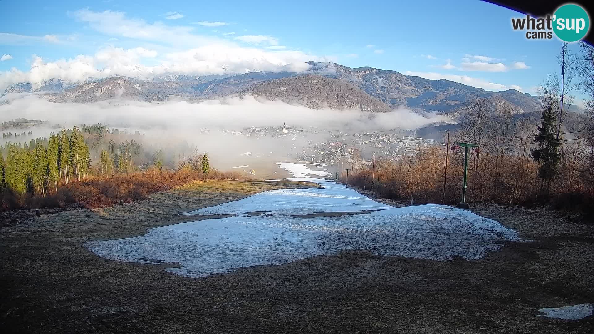 Webcam Bohinjska Bistrica – Vista live dalla stazione sciistica Kozji Hrbet