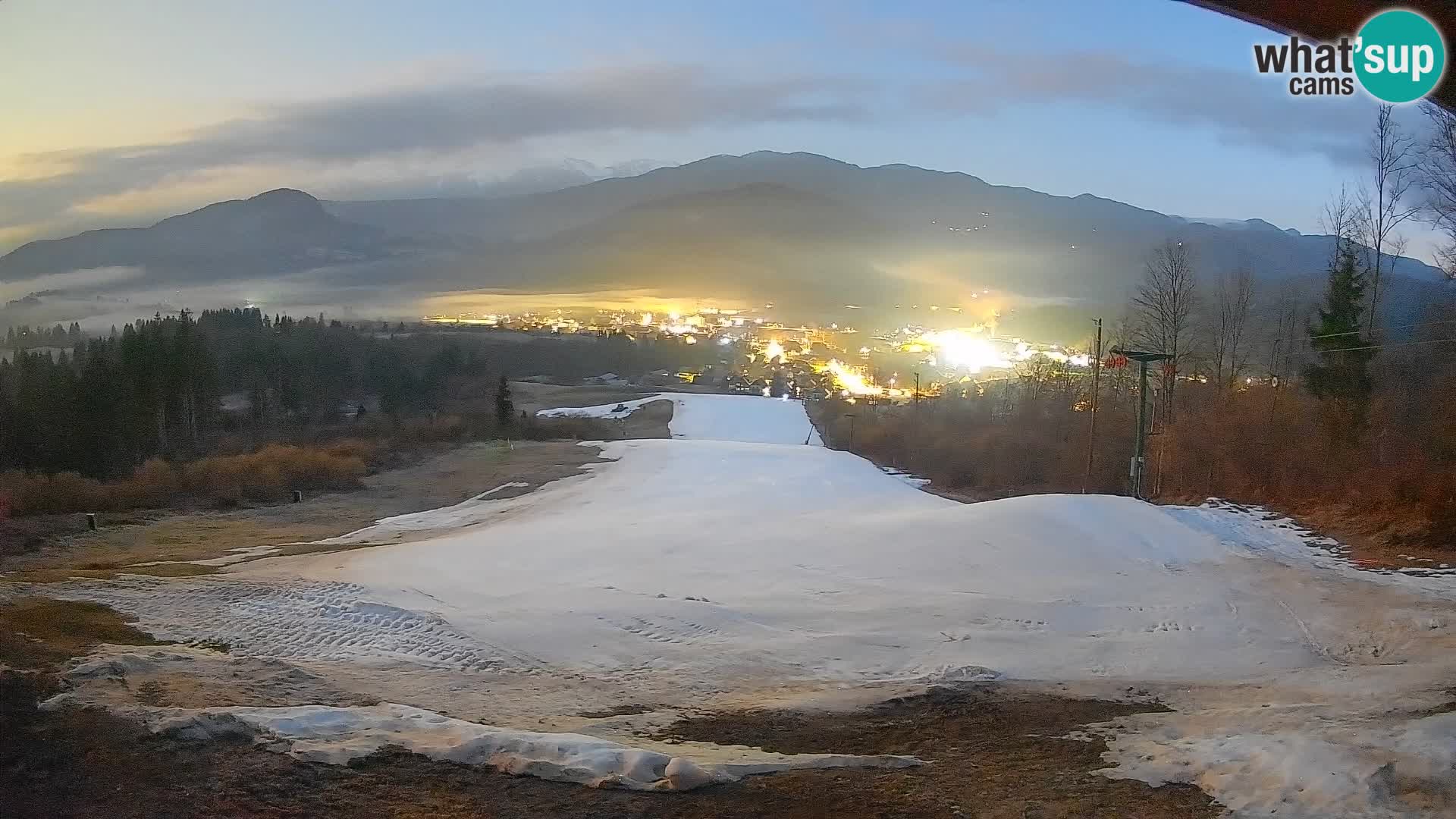 Webcam Bohinjska Bistrica – Live View from Kozji Hrbet Ski Station