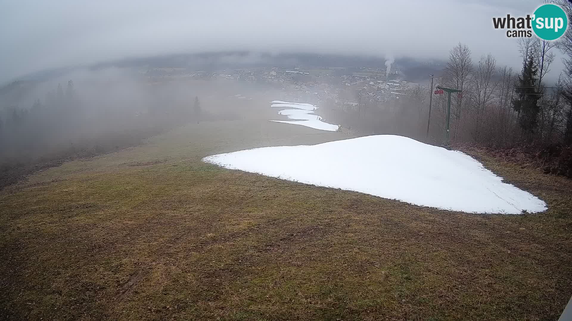 Spletna kamera Bohinjska Bistrica – Pogled v živo s smučišča Kozji Hrbet