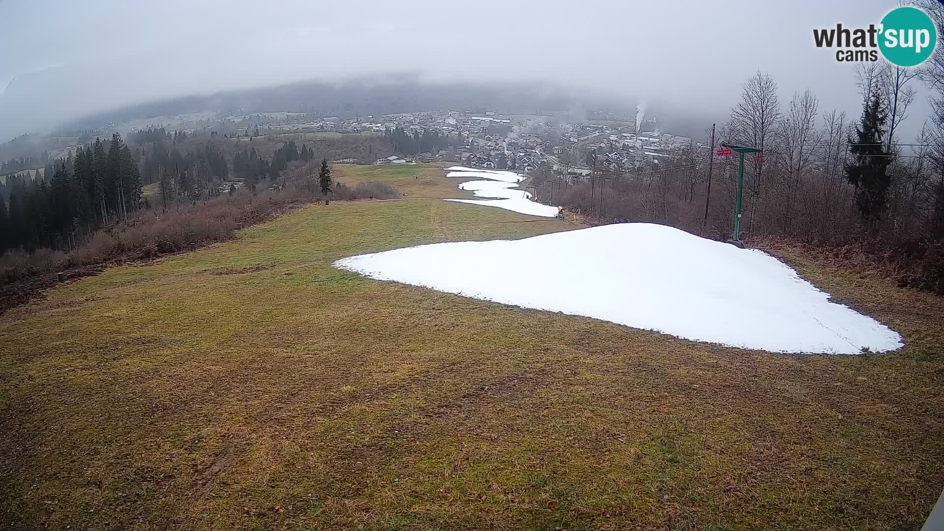 Spletna kamera Bohinjska Bistrica – Pogled v živo s smučišča Kozji Hrbet