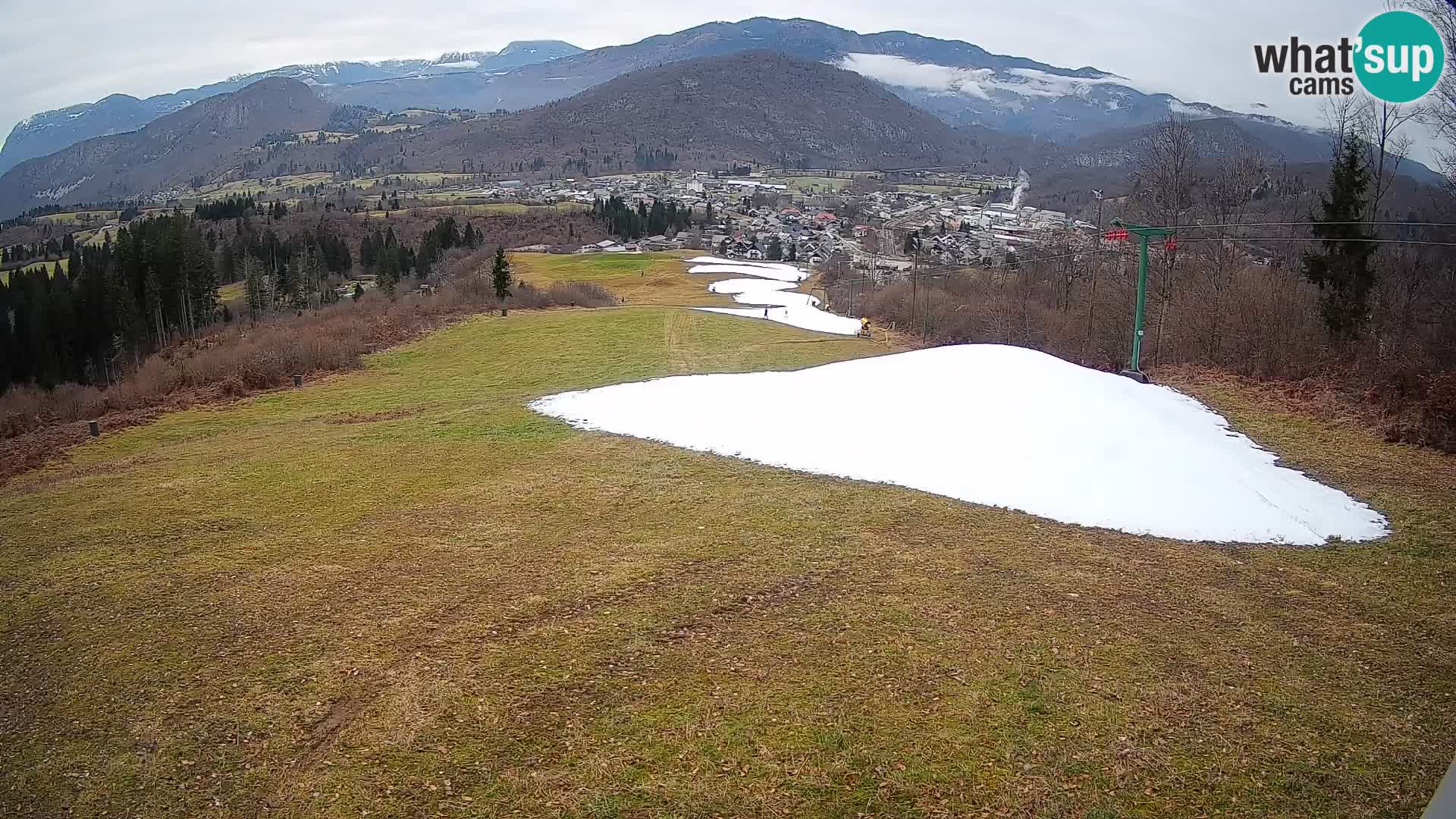 Webcam Bohinjska Bistrica – Vue en direct depuis la station de ski Kozji Hrbet