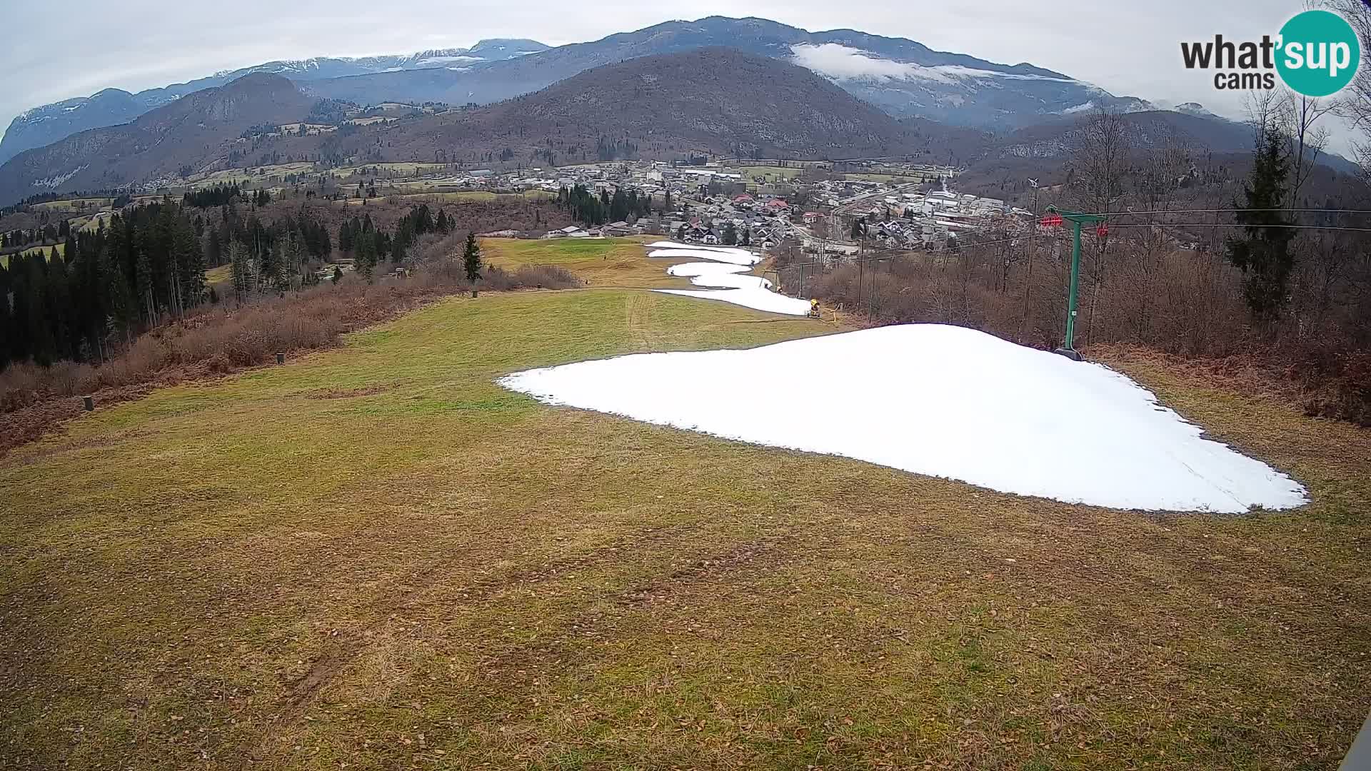 Webcam Bohinjska Bistrica – Live View from Kozji Hrbet Ski Station