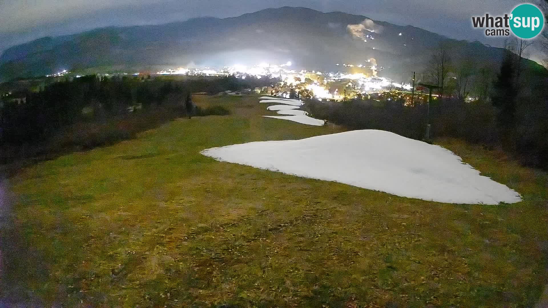 Kamera uživo Bohinjska Bistrica – Pogled u stvarnom vremenu sa skijališta Kozji Hrbet