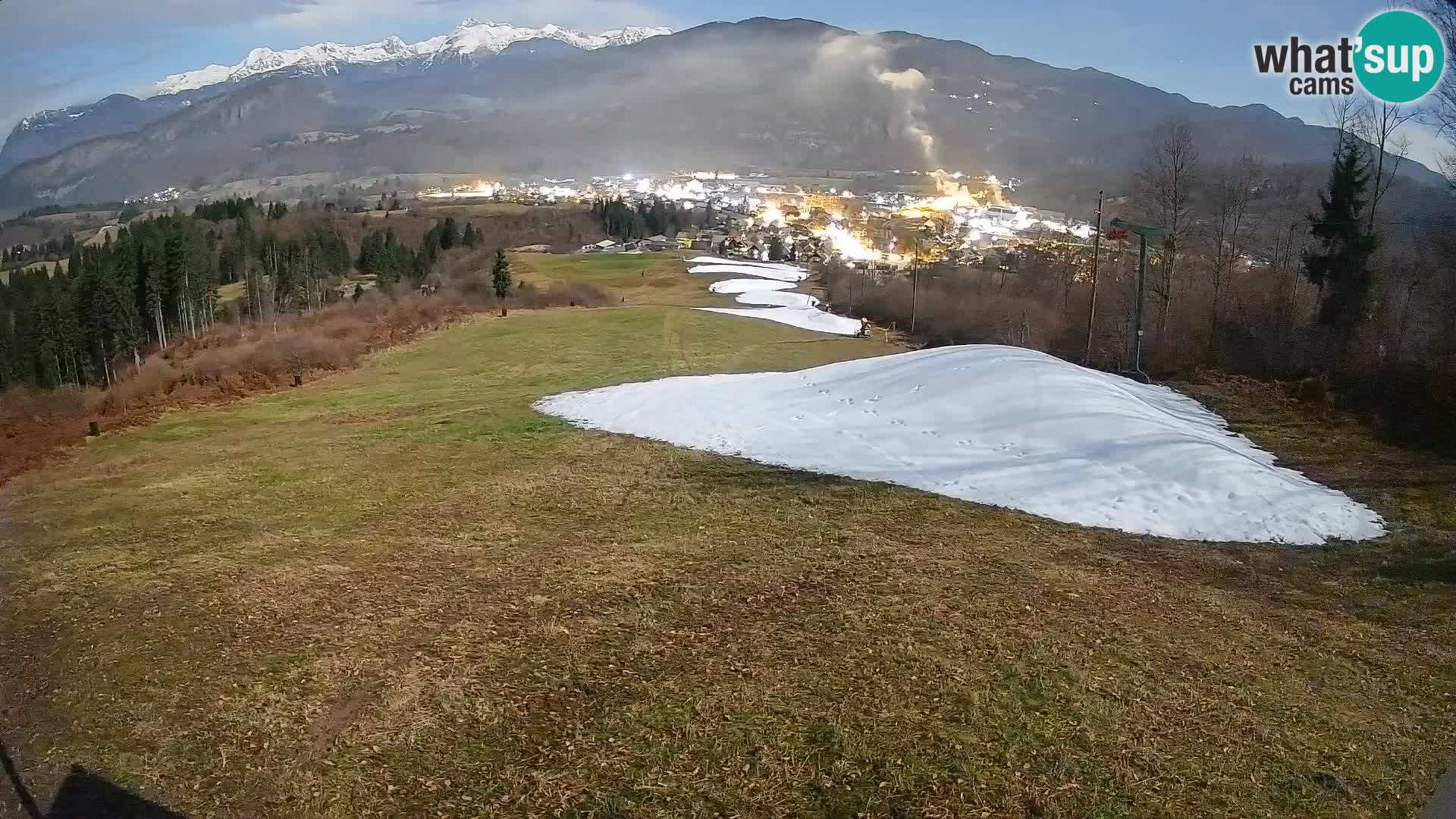 Webcam Bohinjska Bistrica – Vista live dalla stazione sciistica Kozji Hrbet