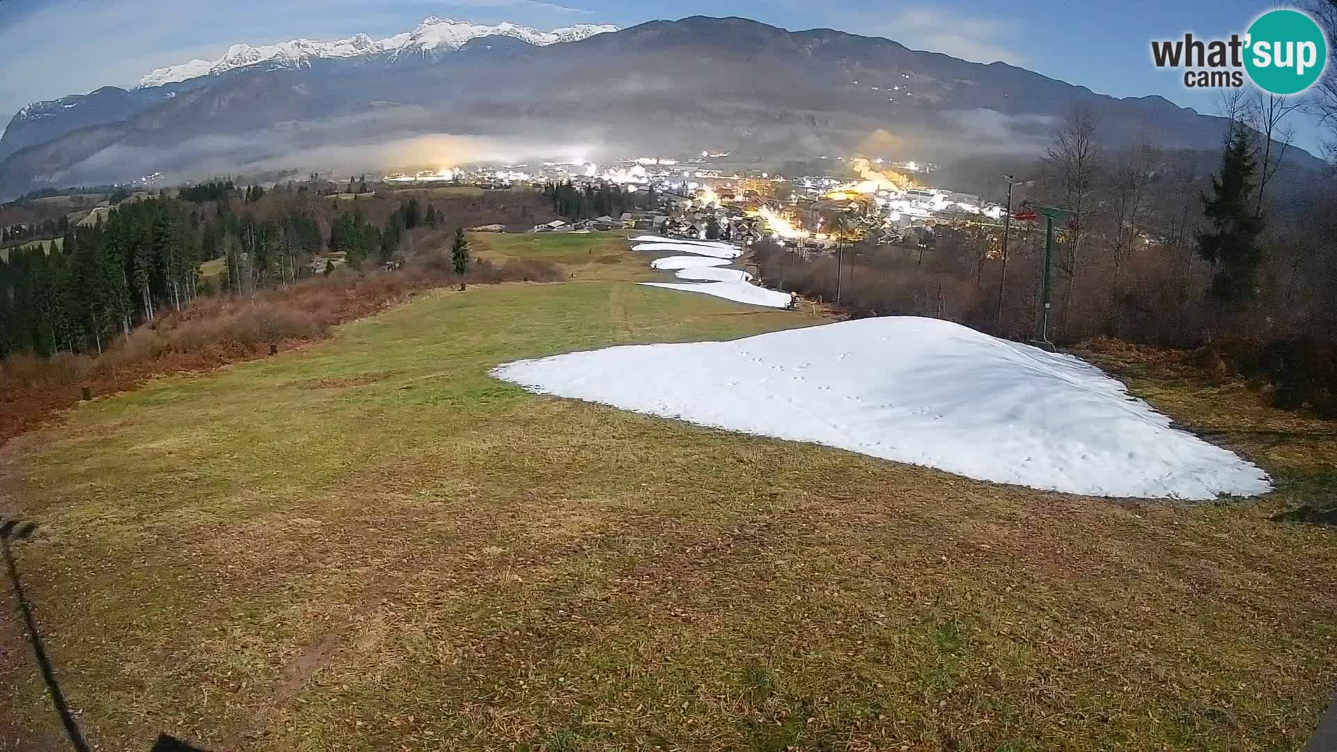 Cámara en vivo Bohinjska Bistrica – Vista en directo desde la estación de esquí Kozji Hrbet