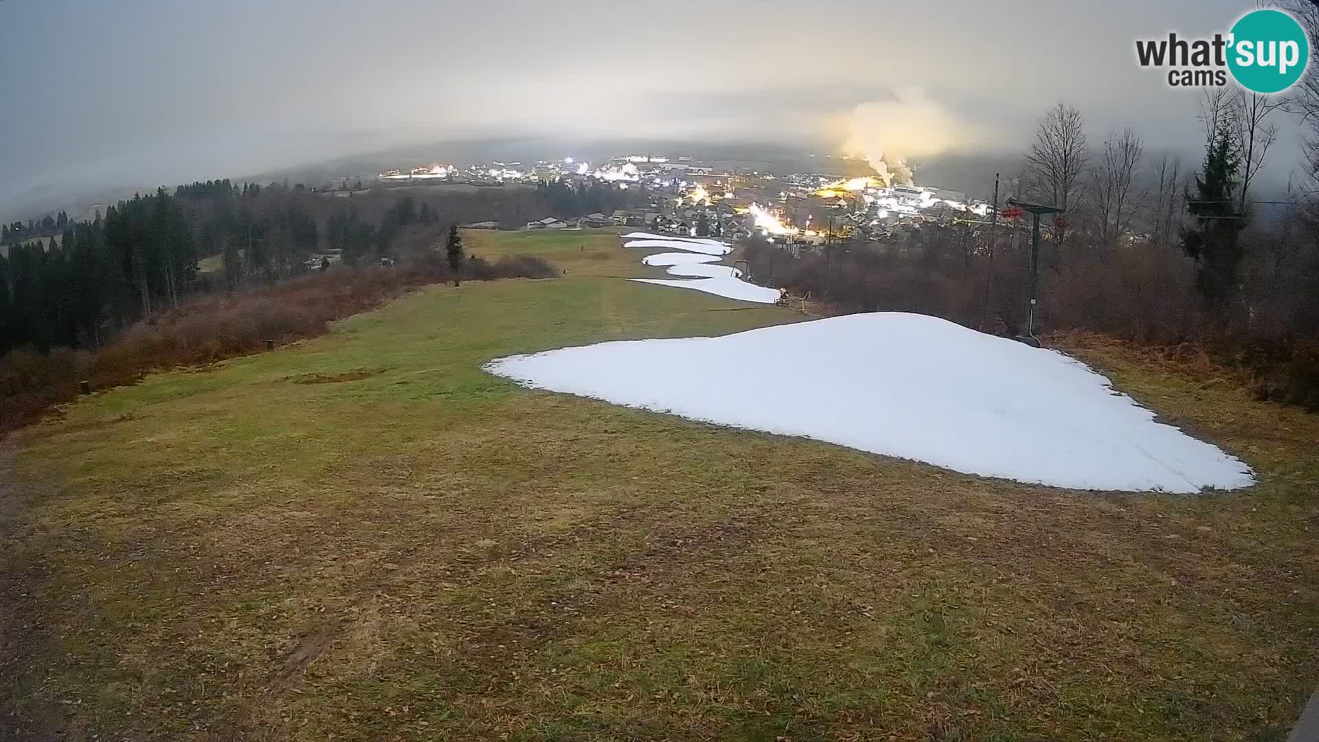 Webcam Bohinjska Bistrica – Live View from Kozji Hrbet Ski Station