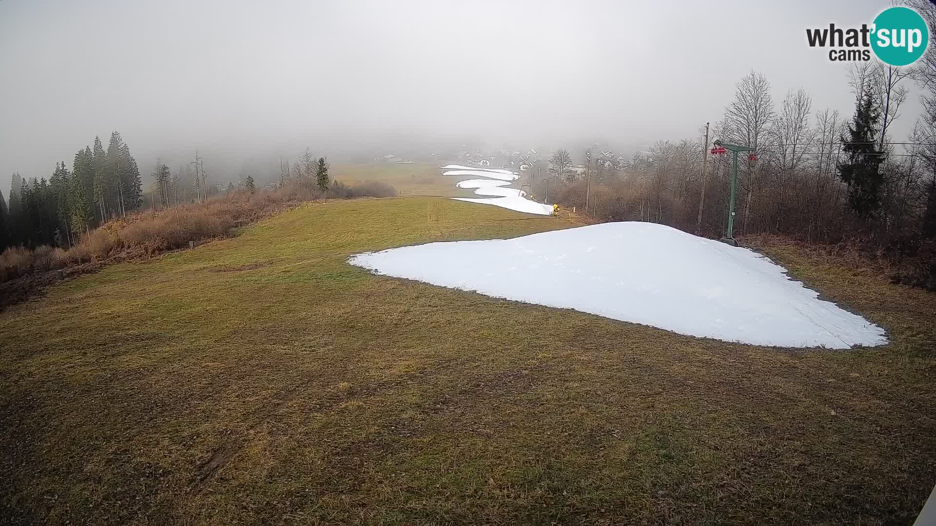 Kamera uživo Bohinjska Bistrica – Pogled u stvarnom vremenu sa skijališta Kozji Hrbet