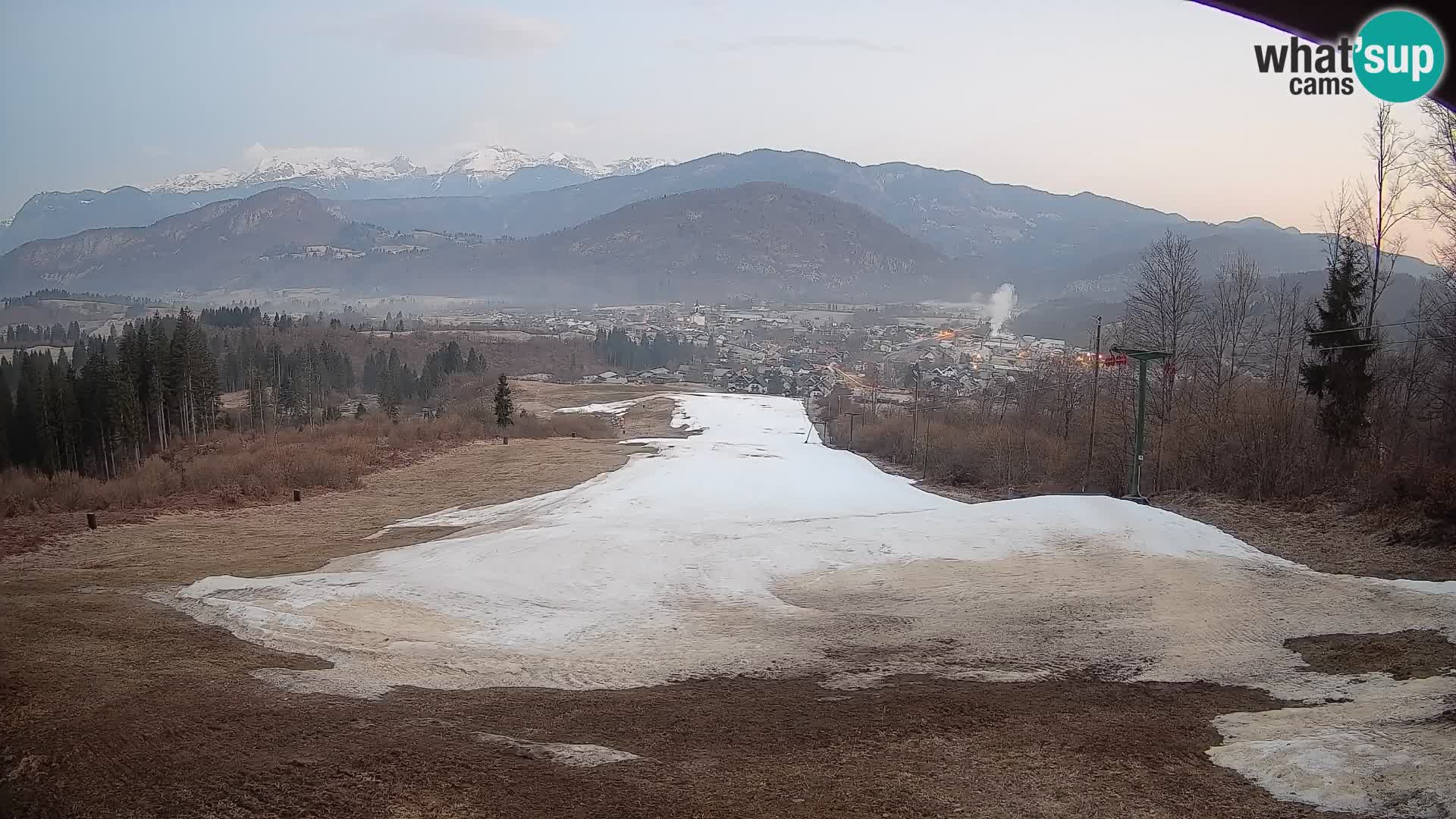 Webcam Bohinjska Bistrica – Live View from Kozji Hrbet Ski Station