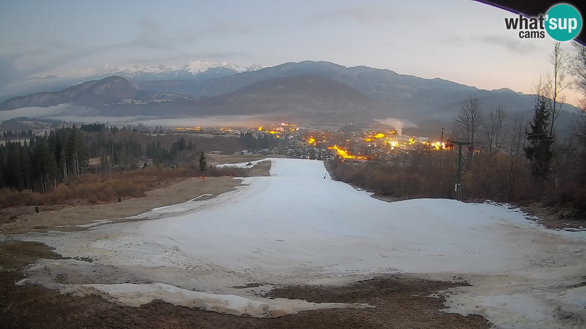 Cámara en vivo Bohinjska Bistrica – Vista en directo desde la estación de esquí Kozji Hrbet