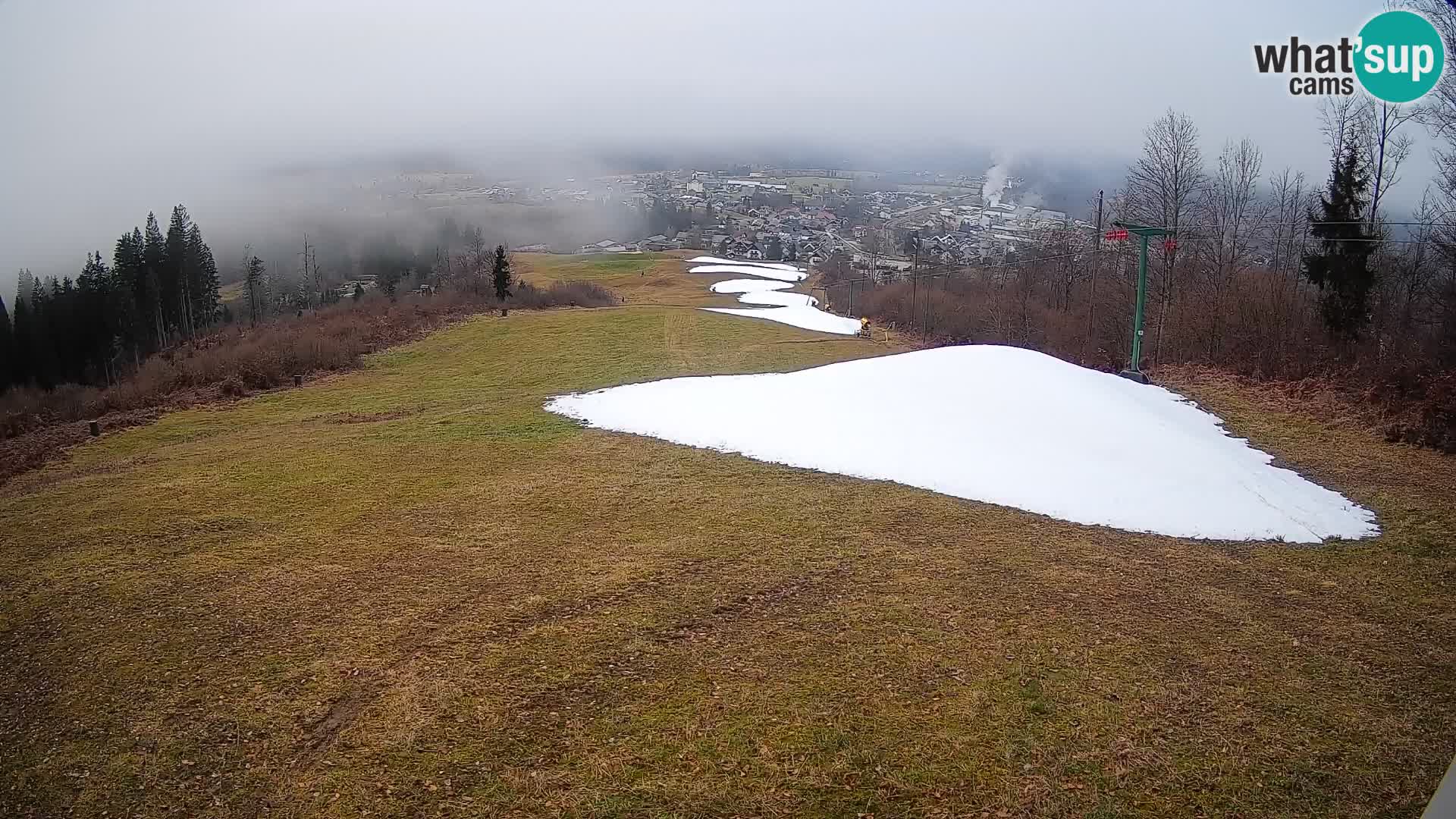 Kamera uživo Bohinjska Bistrica – Pogled u stvarnom vremenu sa skijališta Kozji Hrbet